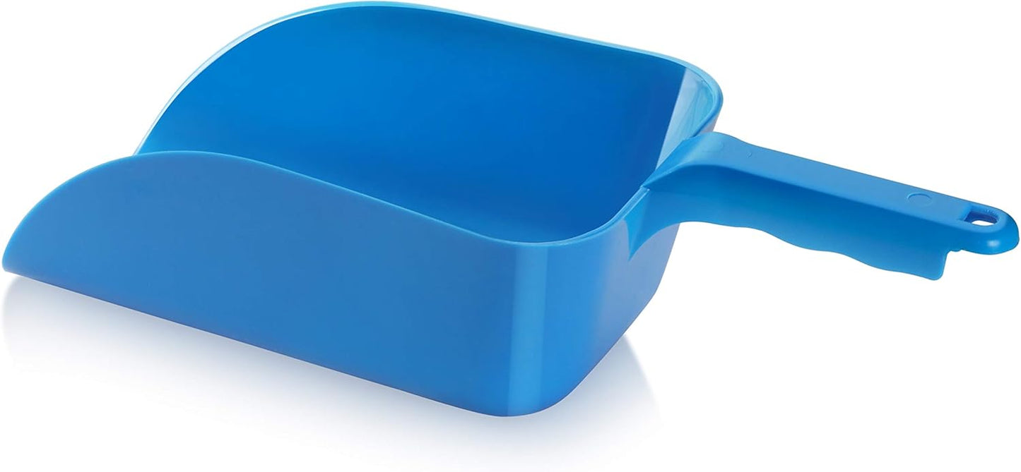 New Star Foodservice 34462 Polycarbonate Plastic Utility Ice Scoop. Blue, 64-Ounce
