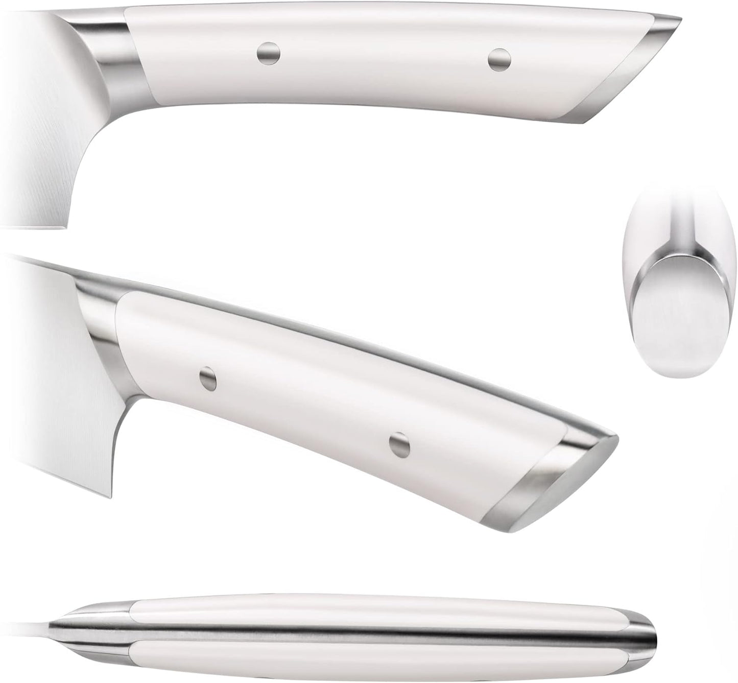 Cangshan HELENA Series German Steel Forged Knife Block Set (17-Piece, White)