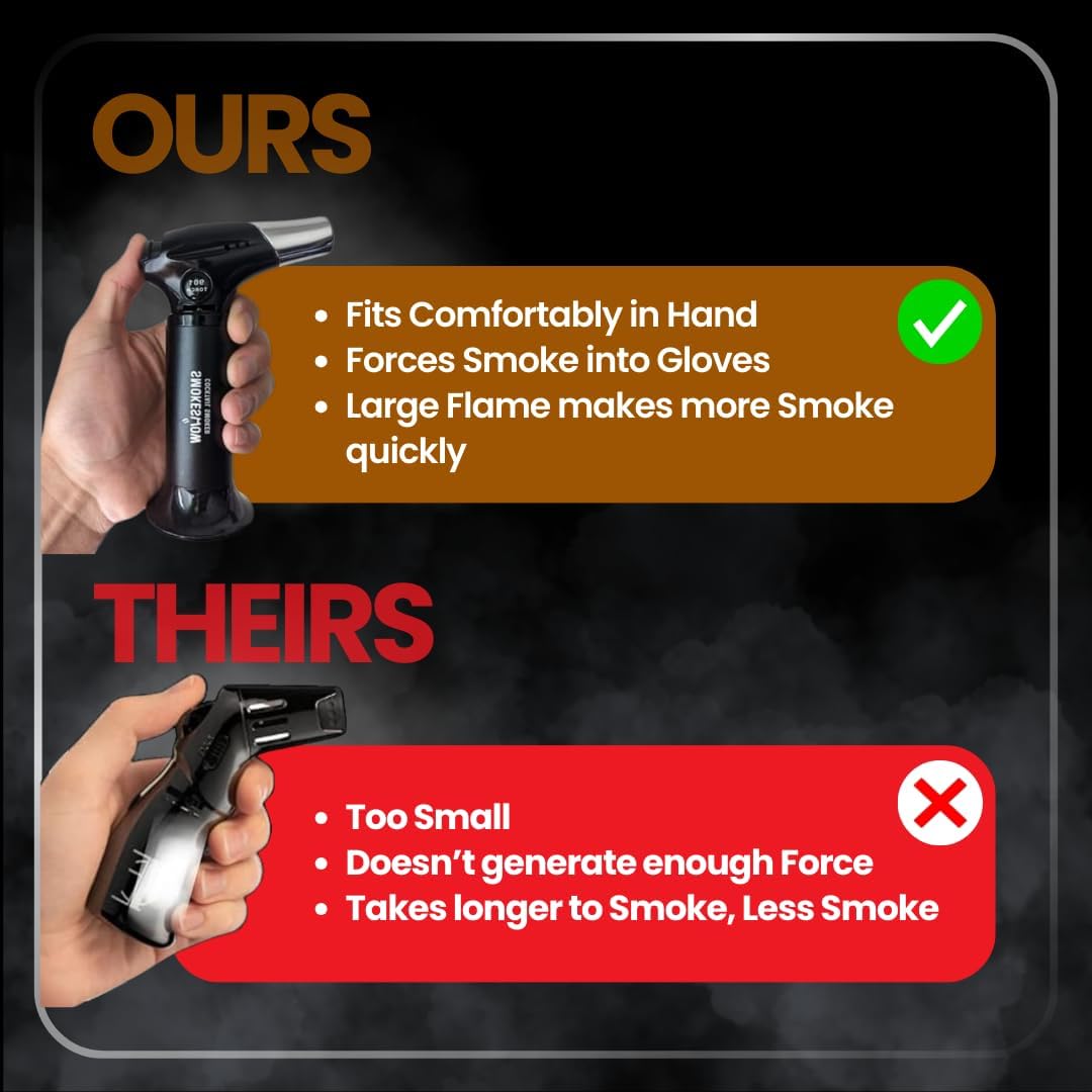 Bundle with Kitchen Torch, One Flavors of Wood Chips Maple (No Butane Included)