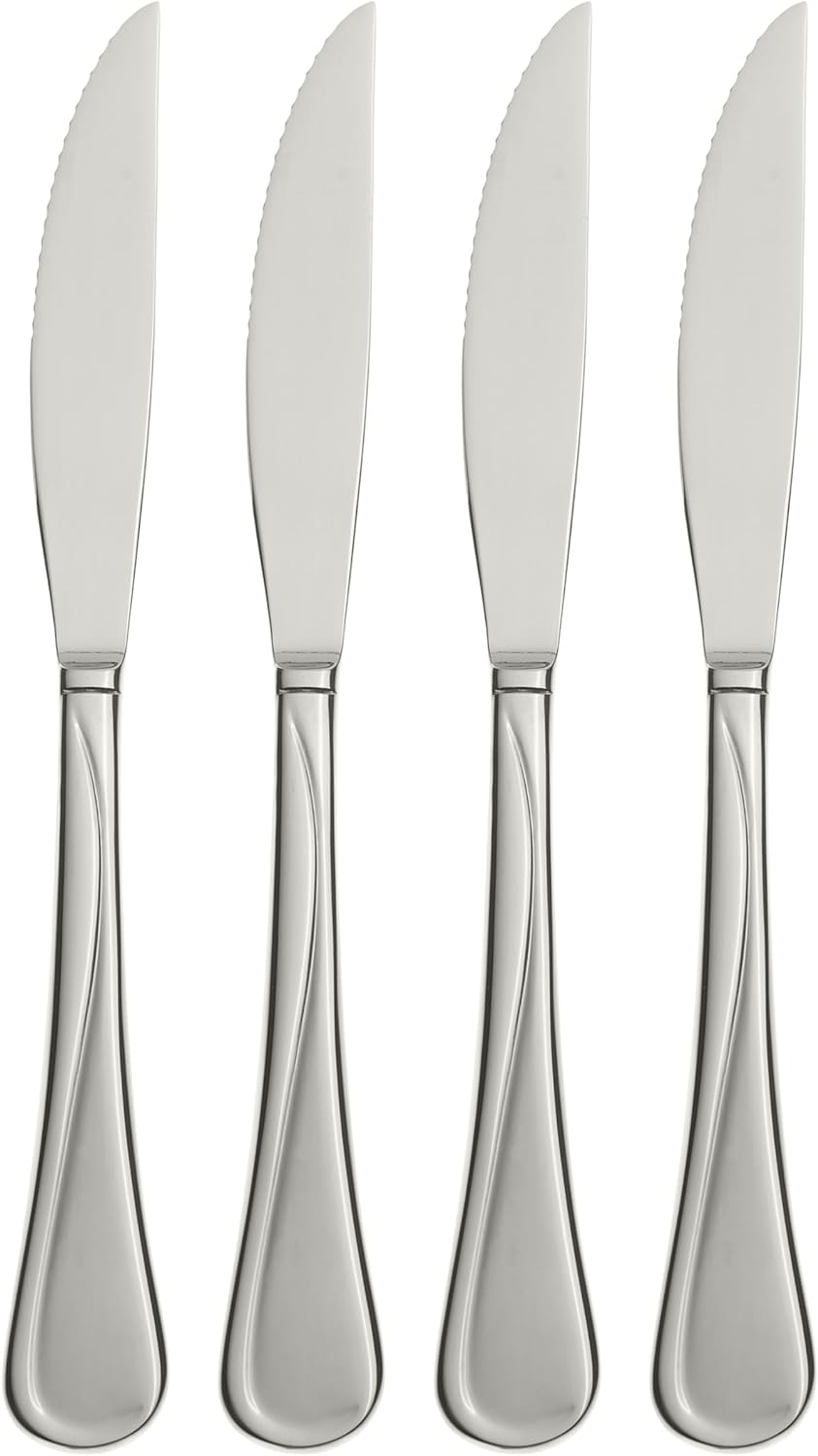 Oneida Flight Steak Knives, Set of 4, Silver