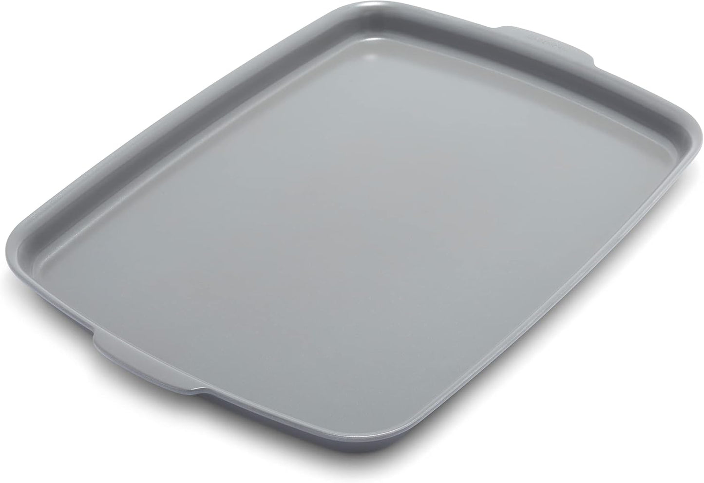 GreenPan Premiere Ovenware Healthy Ceramic Nonstick 18" x 13" Half Rectangular Baking Pan, PFOA & PFAS-Free, Warp-Free Bakeware, Durable Quick Heating Tray, Oven Safe to 600F, Dishwasher Safe, Gray