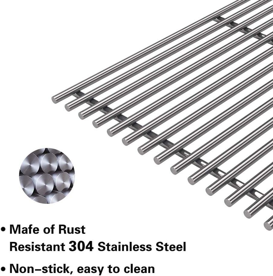S5480A (3-Pack) 20 1/2" Stainless Steel Cooking Grid Grates Replacement for DCS 24, 36, 36 Series 36ABQ 36ABQAR 36ABQR 36BQ 36BQAR 36BQR 36DBQ 36DBQAR 36DBQR 36EBQAR,48DBQAR 48DBQR Grill