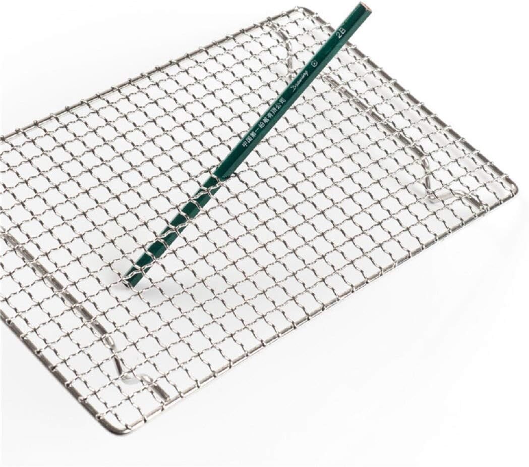 304 Stainless Steel Cooling Rack Versatile Baking Rack Heat Resistant Rust Proof Sturdy Grate 11.8"*11.8"