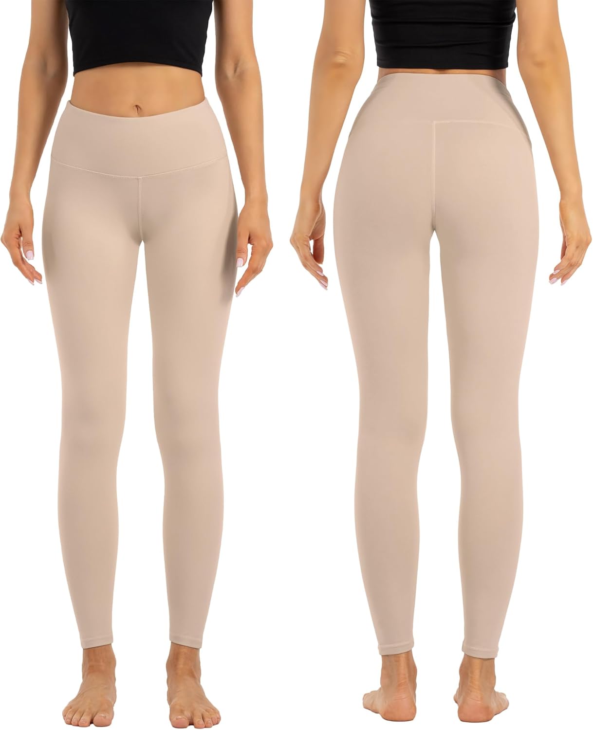 CHANAN High Waist Butt Lifting Leggings for Women Buttery Soft Breathable Yoga Pants with Hidden Pocket Tummy Control Gym