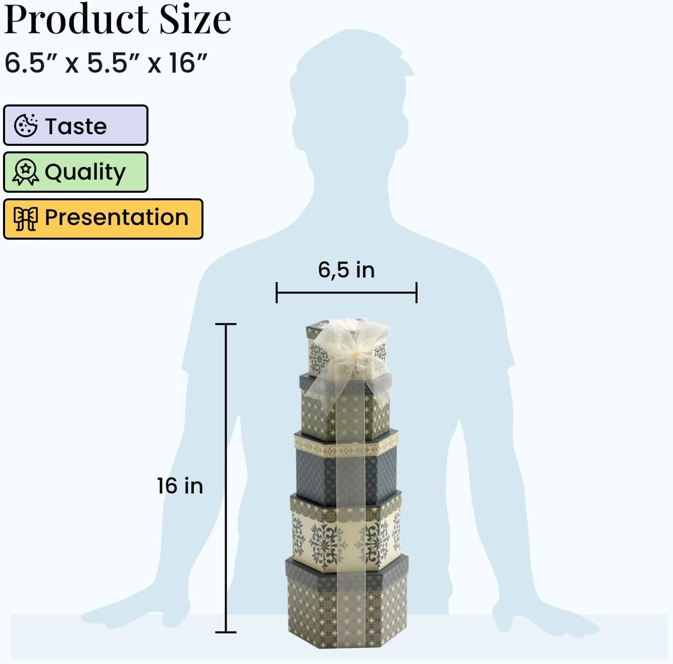 Gourmet Food Gift Basket Tower Snack Gifts for Women, Men, Families, College – Delivery for Holidays, Appreciation, Thank You, Congratulations, Corporate, Get Well Soon Care Package