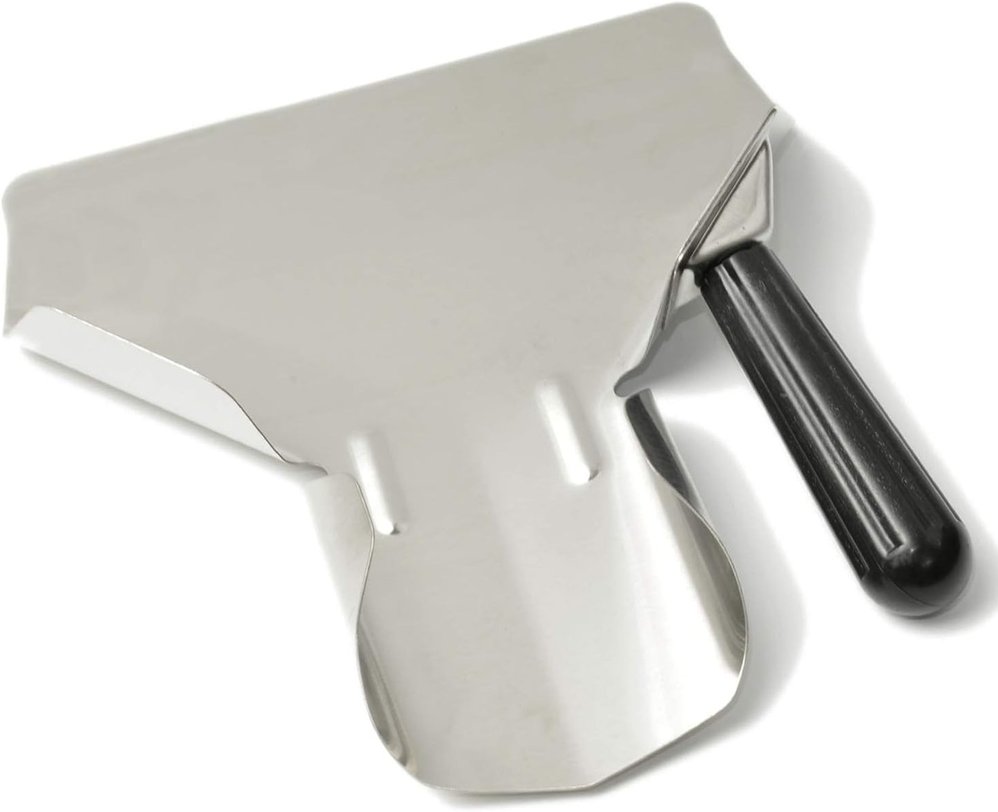Stainless Steel French Fry Bagger Scoop Chip Popcorn Bagger Ice Candy Snacks Desserts Scooper, Right Handle
