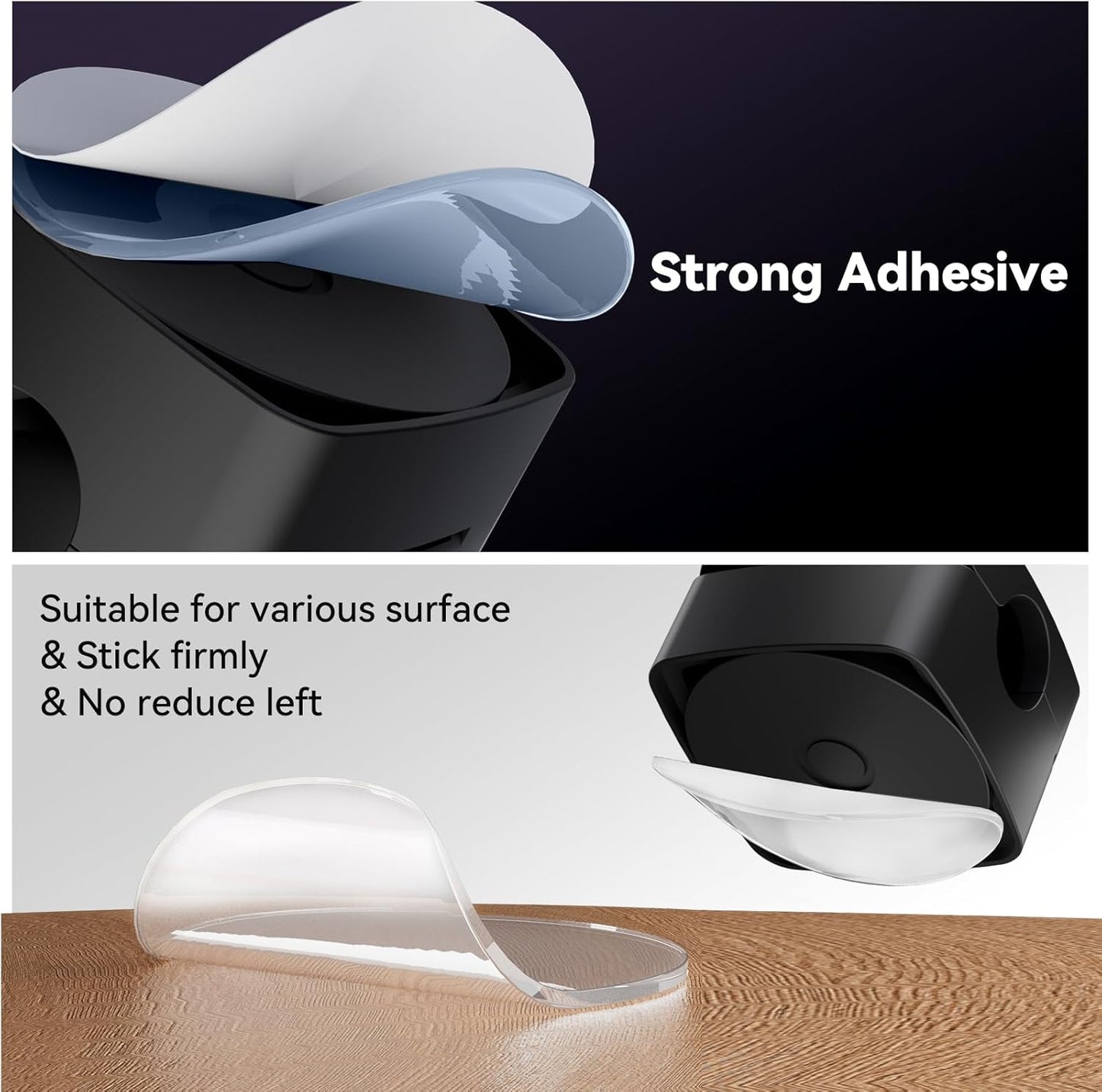 8 Pack Cord Organizer Holder, Rotatable Cable Clips, Spring Cord Holder for Nightstand Adhesive Cable Organizer, Cable Management Clips Charging Cord Organizer for Desk Office Car Wall