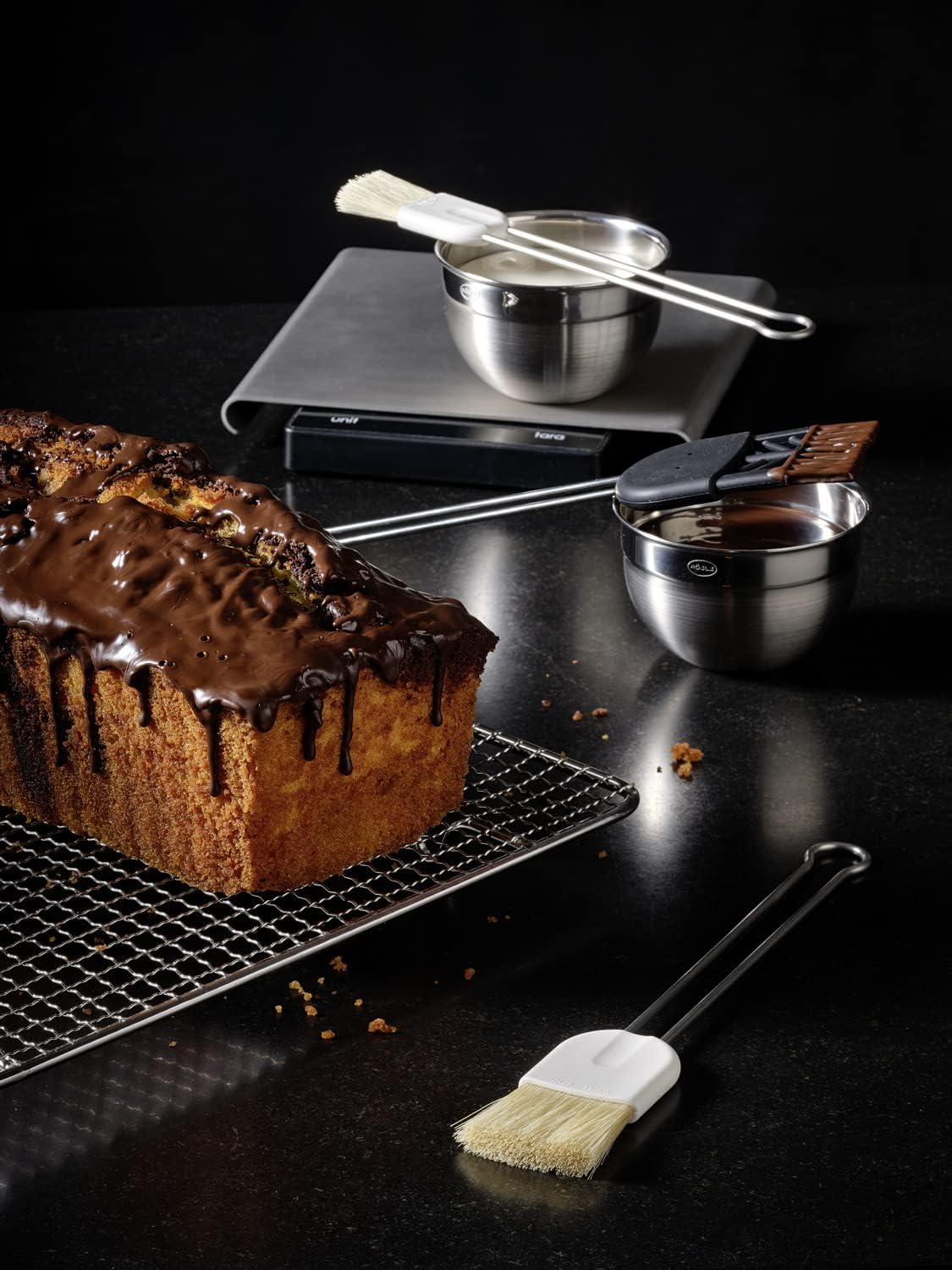 Rösle Stainless Steel & Silicone Pastry Brush, 1.8-inch