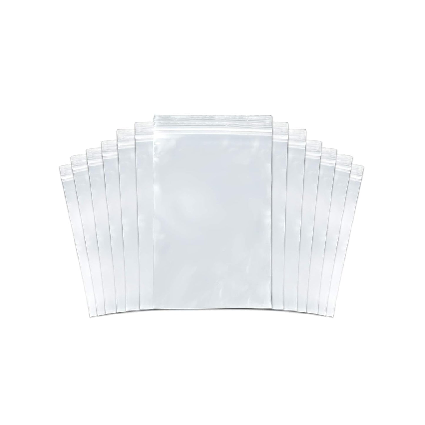 SNL Quality Zipper Lock Reclosable Clear Disposable Plastic Bags, Strong | 4" X 6" - 2 MIL - 100 Bags