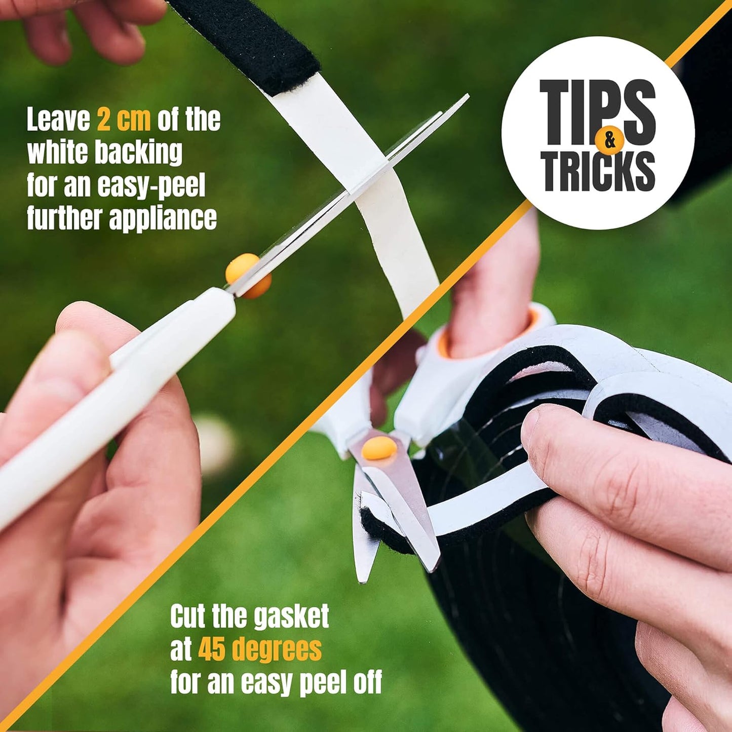 Smoker Gasket – 0.6’’ Wide 0.2’’ Thick High Temp Seal Grill Gasket – 17 FT Long Self Stick Black Nomex Tape Gaskets for Smokers and BBQ Lid – Heat Seal Material Replacement