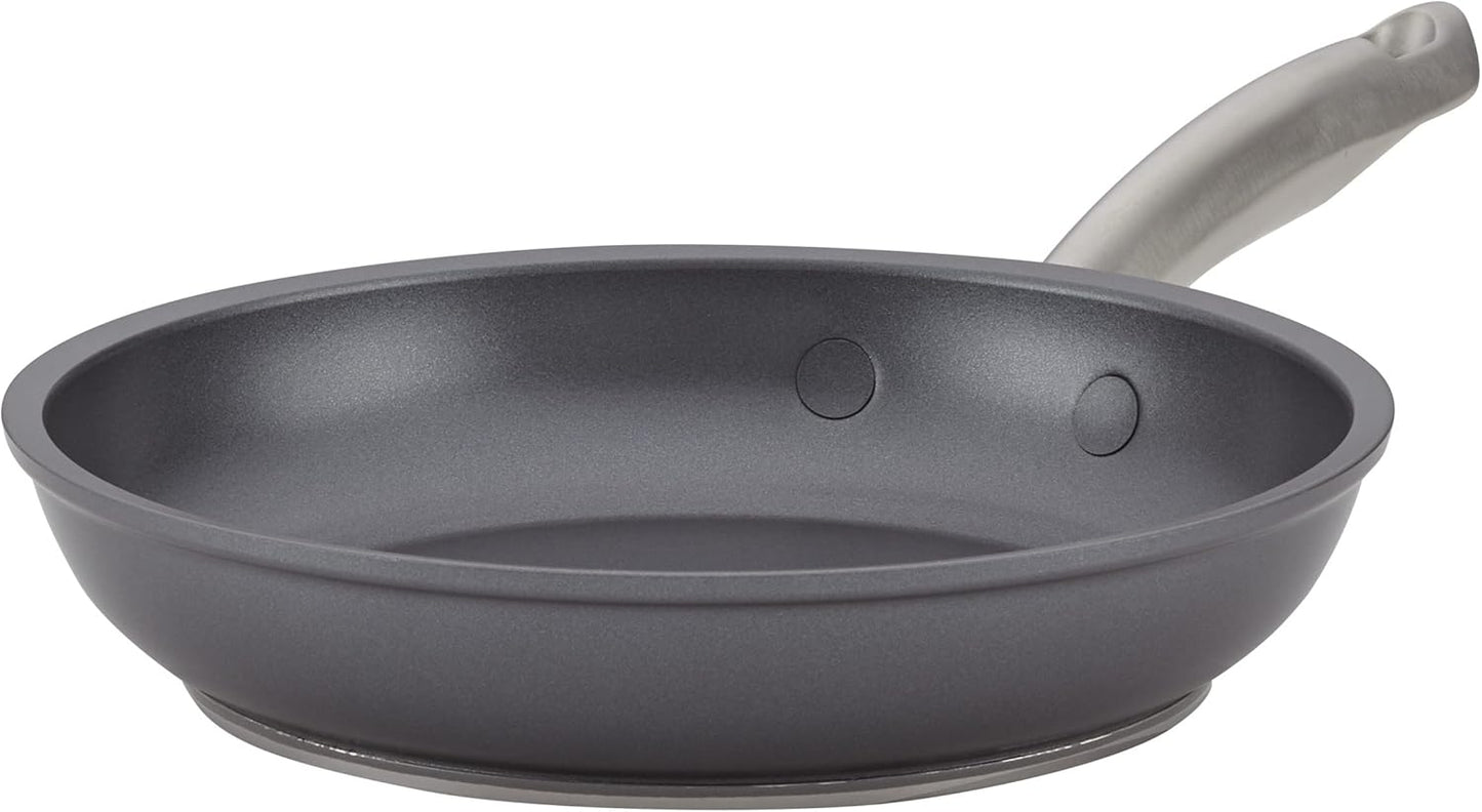 Anolon Accolade Forged Hard Anodized Nonstick Frying Pan/Skillet, 8 Inch, Moonstone Gray