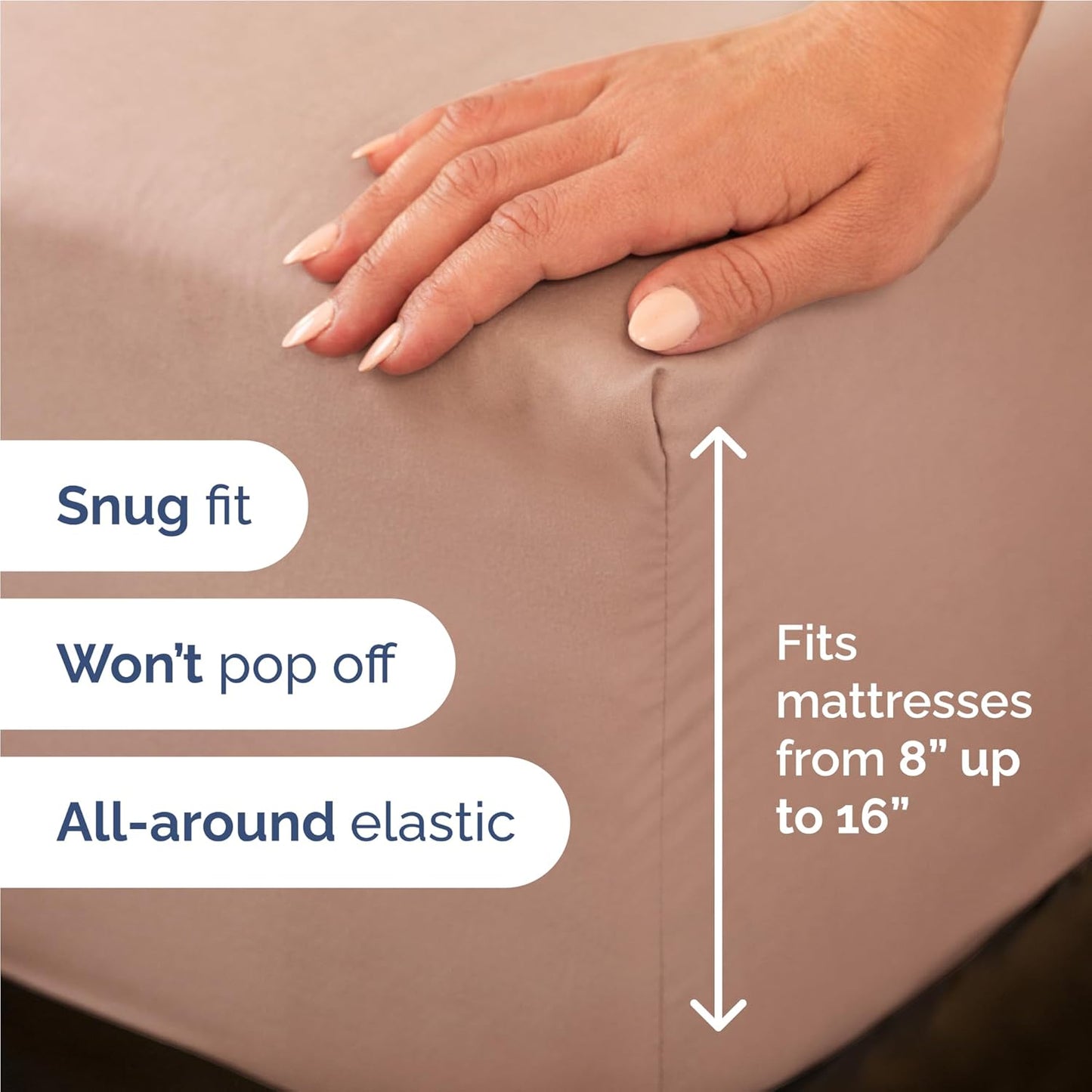 Twin XL Size 3 Piece Sheet Set - Comfy Breathable & Cooling Bed Sheets Set - Hotel Luxury Bedding for Women, Men, Kids, Teens, Boys & Girls - Deep Pockets, Ultra-Soft, Wrinkle Free - Oeko-Tex - Mauve