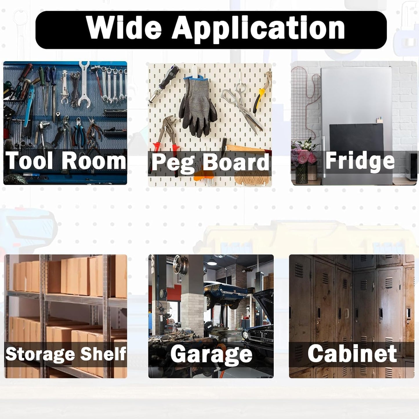 Large Heavy Duty Magnetic Hooks,4 Pack Strong Magnet Hooks for Power Drill and Garage Tools,Anti-Scratch Garage Magnetic Tools Holder,Magnetic Cable and Hose Holder,Magnetic Garage Hooks