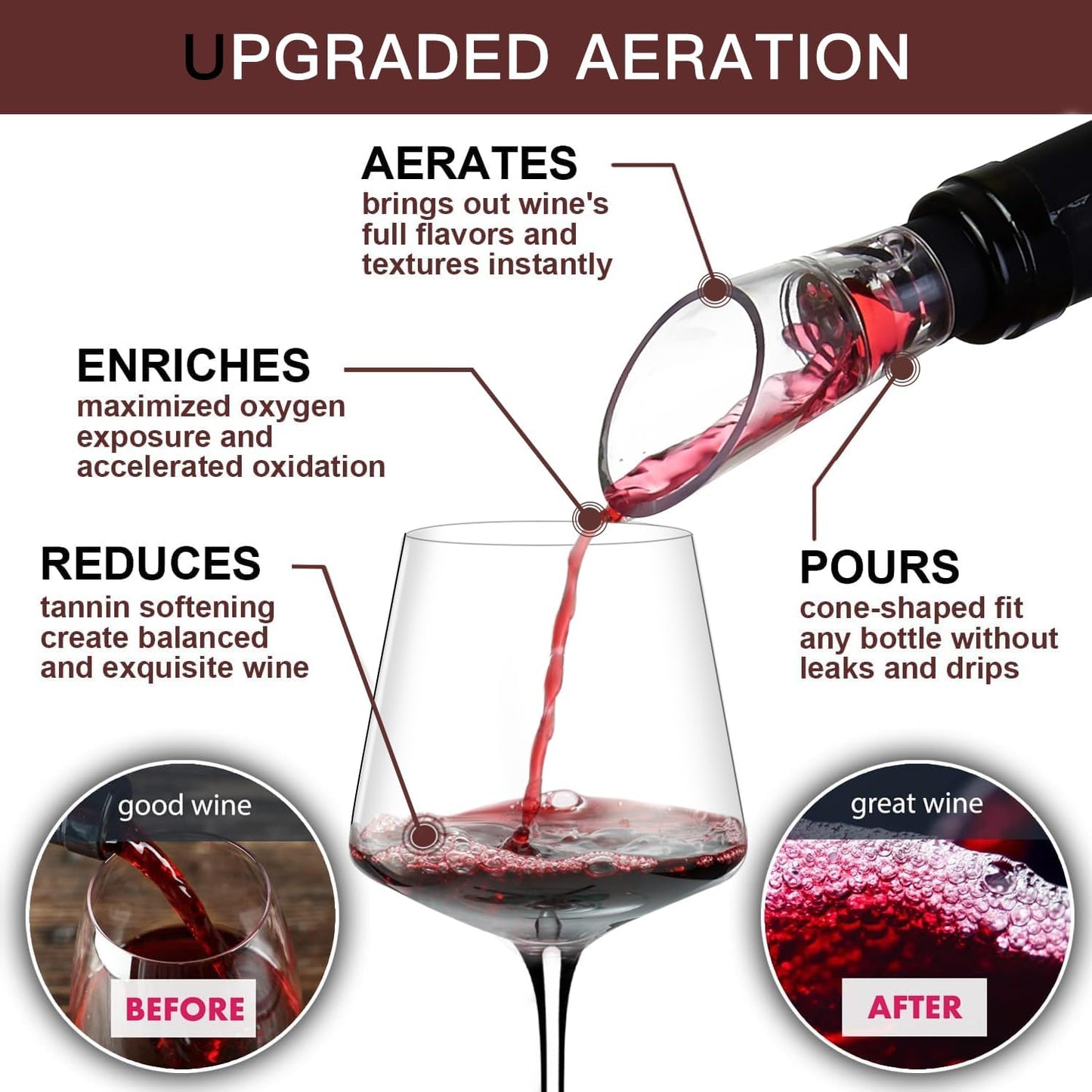 Red Wine Glasses Set of 4-18 oz Hand Blown Crystal Modern Wine Glasses-Unique square wine glasses with flat bottom For Cabernet, Pinot Noir, Burgundy