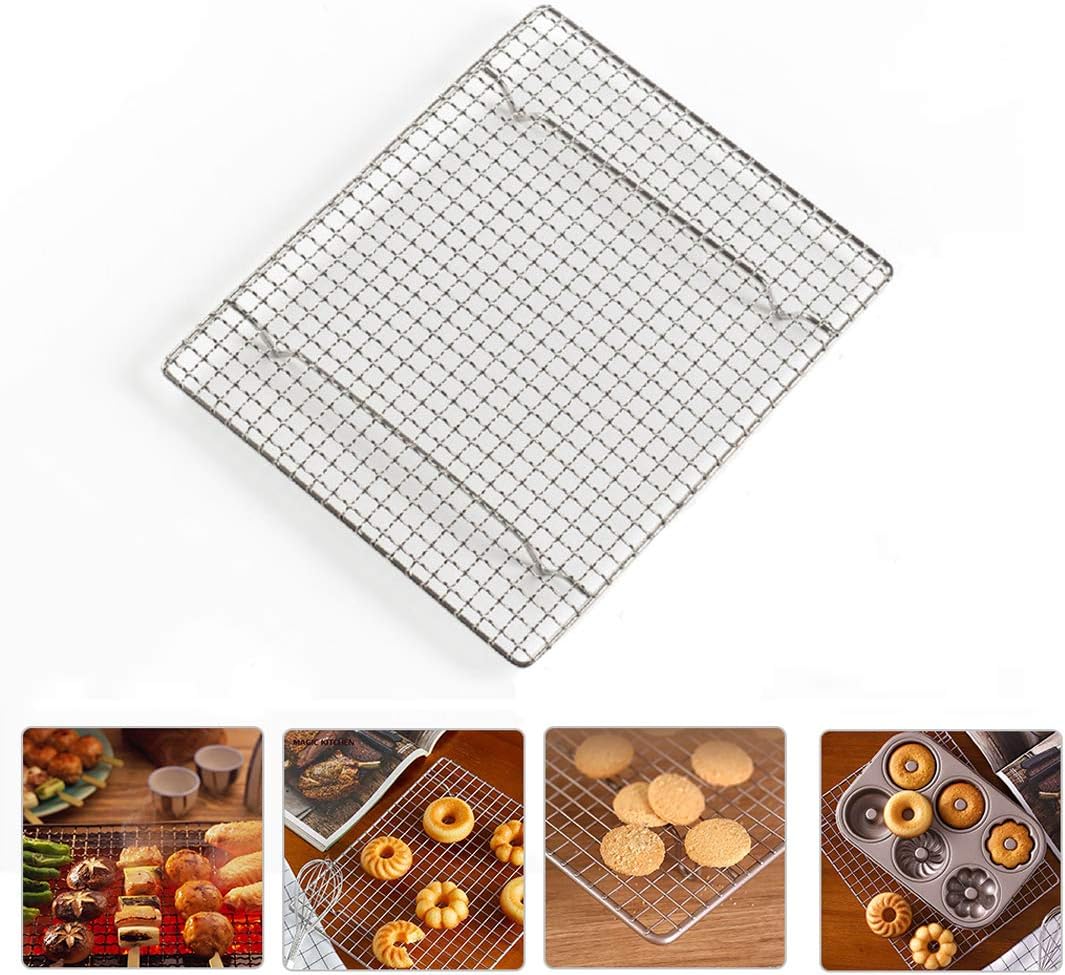 100% Stainless Steel Wire Cooling Rack Heavy Duty Roasting Rack for Baking Cooking Roasting Grilling