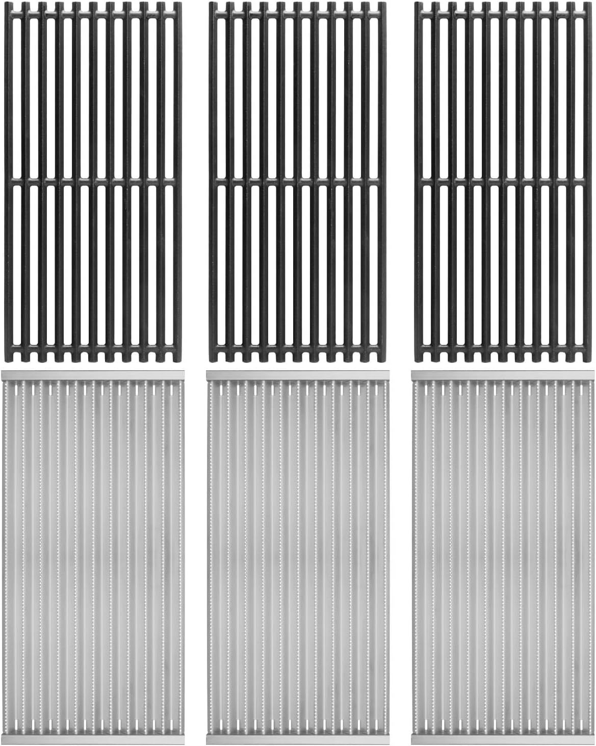 Grill Grates and Emitter Plates for Charbroil Commercial TRU-Infrared 3 Burner 463242516 463242515 466242515 466242615 463243016 463367516 463367016 466242516 463342620, G466-0025-W1A G466-2400-W1