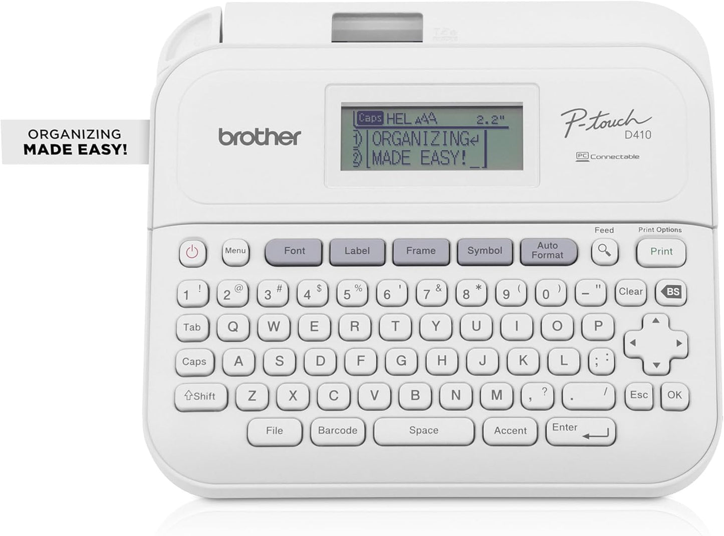 Brother P-Touch PT-D410VP Home / Office Advanced Label Maker | Connect via USB to Create and Print on TZe Label Tapes up to ~3/4 inch