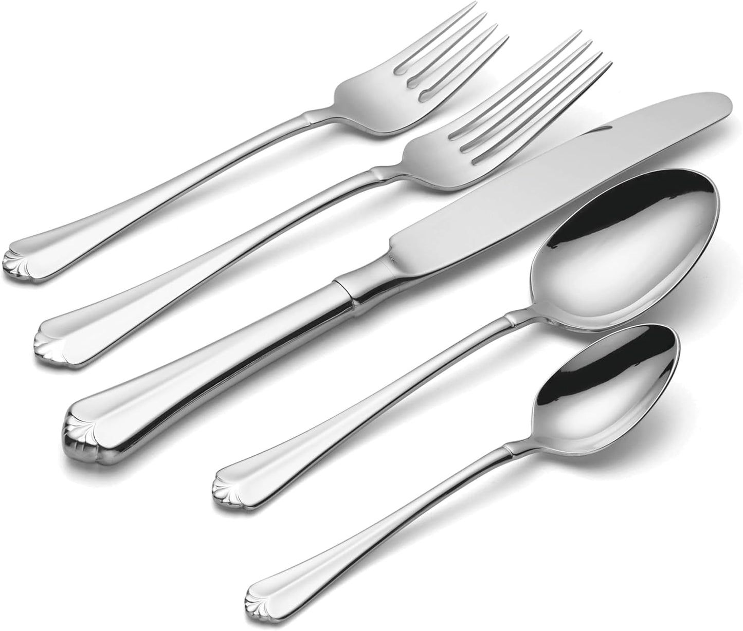 Oneida 2273045AL20 Juilliard 45 Piece Fine Flatware Set, Service For 8