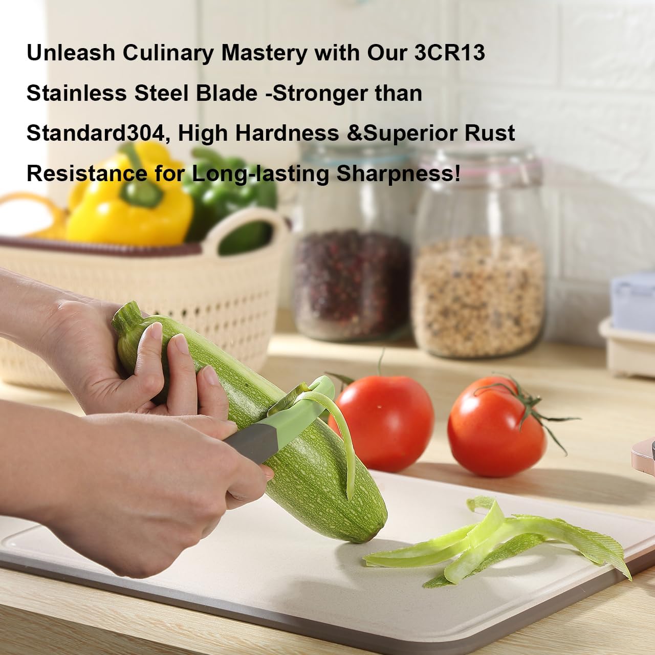 Fanmusic Swivel peelers - potato peelers，Fruit and vegetable peelers for kitchen (I)