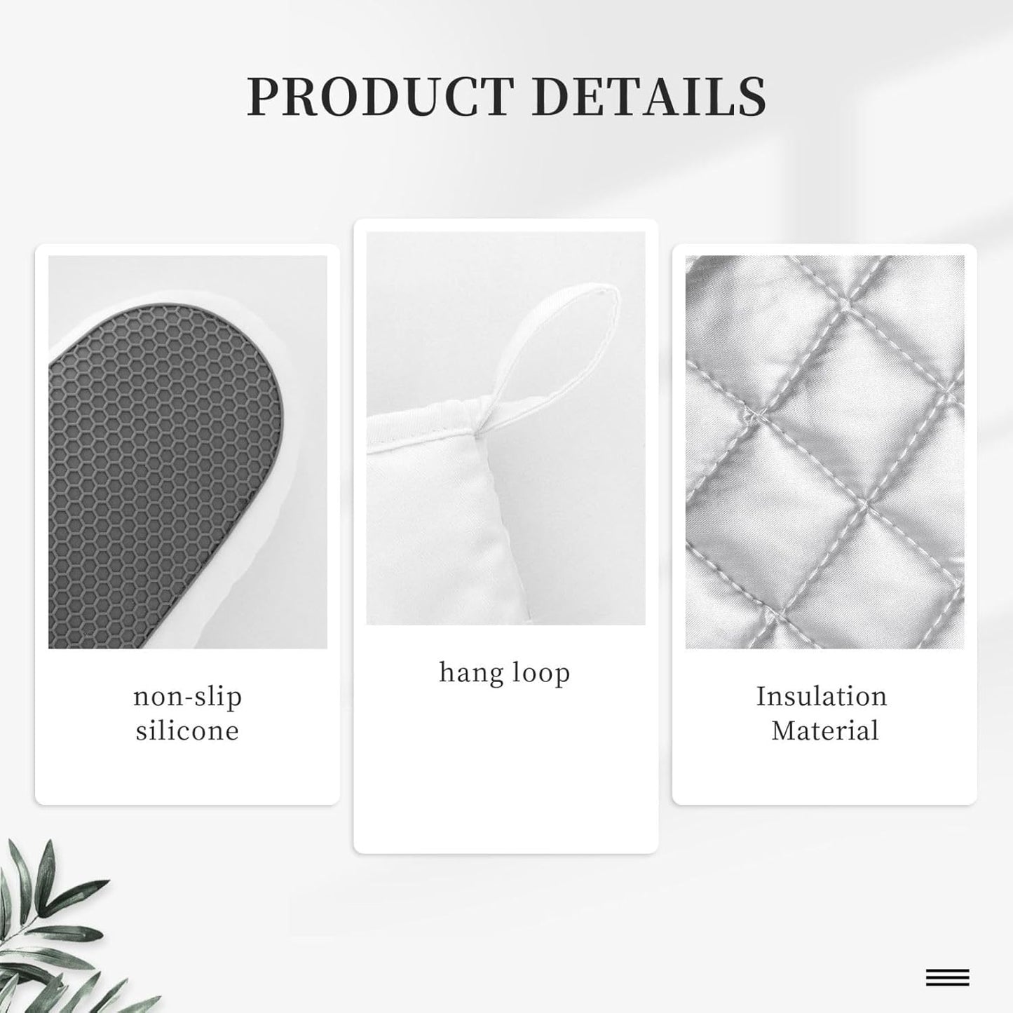 Retro 70s Style Flower Oven Mitts and Pot Holders Sets Silicone Kitchen Mitts Potholders Heat Resistant 4Pcs Oven Gloves Hot Pads for Kitchen Baking Cooking BBQ Grilling