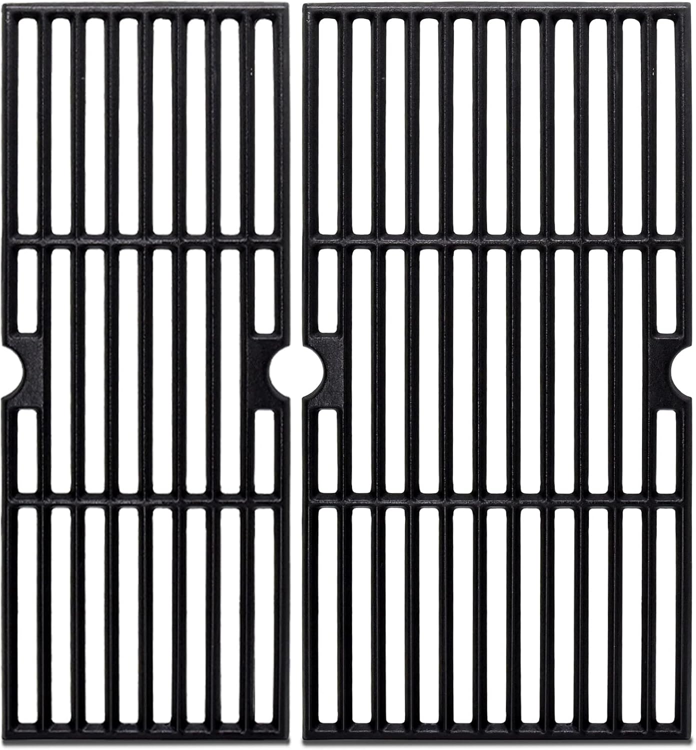 Adviace Grill Grates for Charbroil Performance 2 Burner 463673519 Replacement Parts, Cast Iron Cooking Grate for Char-Broil 463625217, 463625219, G470-0002-W1, G470-0003-W1, G321-0005-W1, G321-0006-W1