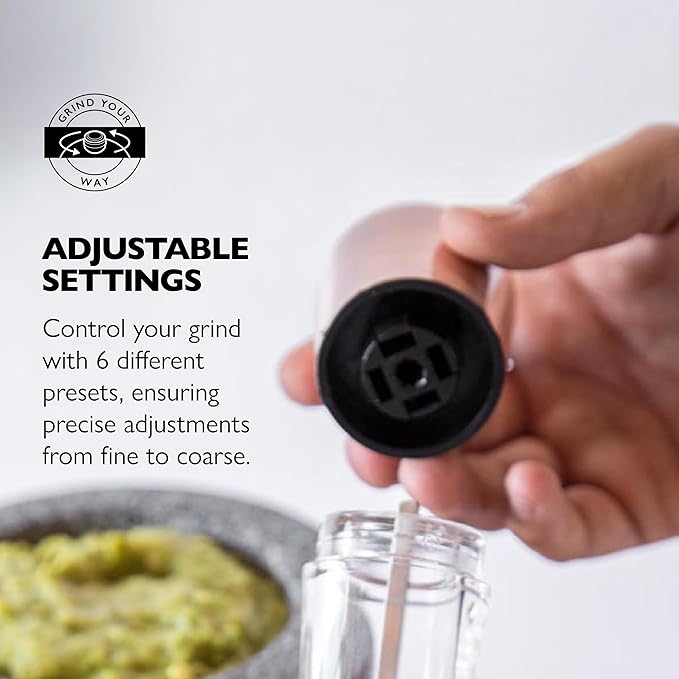 COLE & MASON Derwent Salt Grinder - Copper Mill Includes Gourmet Precision Mechanism and Premium Sea Salt