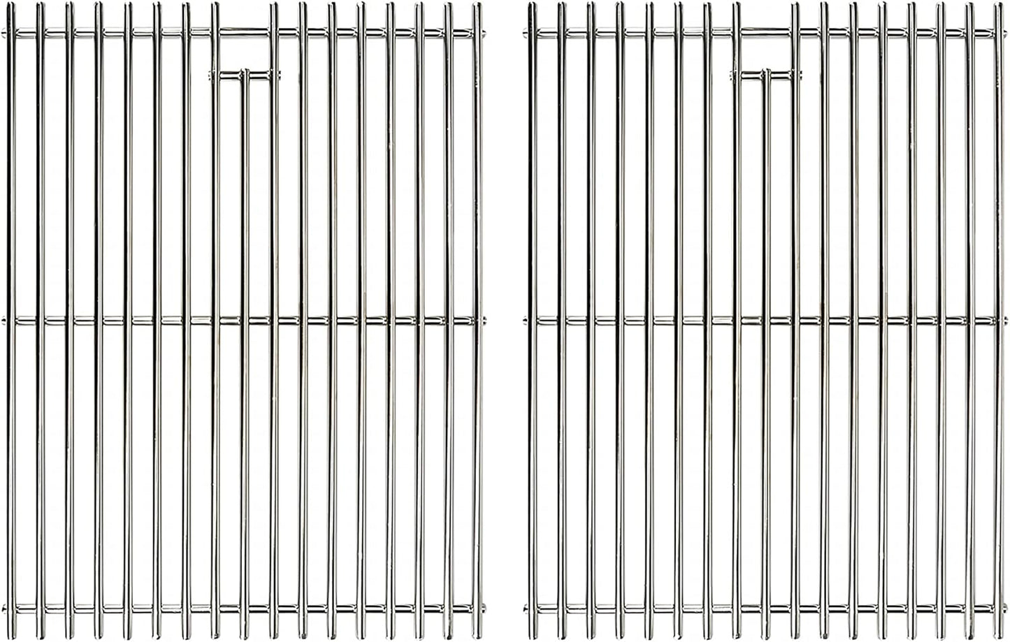 Grill Grates for Nexgrill 4 Burner 720-0830H 720-0830D 720-0670A 720-0783C 720-0783E 720-0958A, 17" Stainless Replacement Parts for 5 Burner 720-0888N Charbroil 463241113 463446015, Kenmore Gas Grill