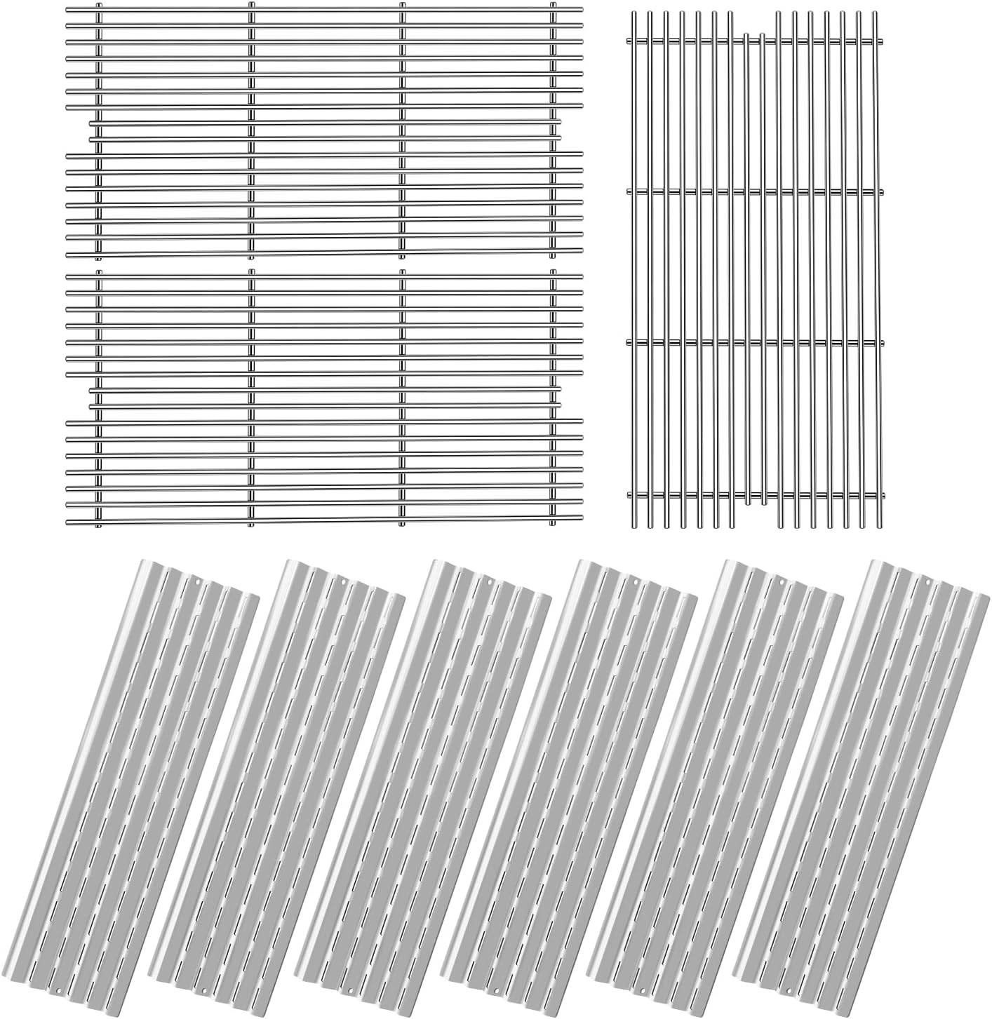 54911 Cooking Grid Grates with 94091 Heat Plate Replacement for Viking VGBQ 30" T Series, VGBQ 40 T SER, VGBQ410-3RE, VGIQ410-3RE, VGBQ 41'T,VGBQ300T,VGBQ0302T, VGBQ3002RT Grill Parts