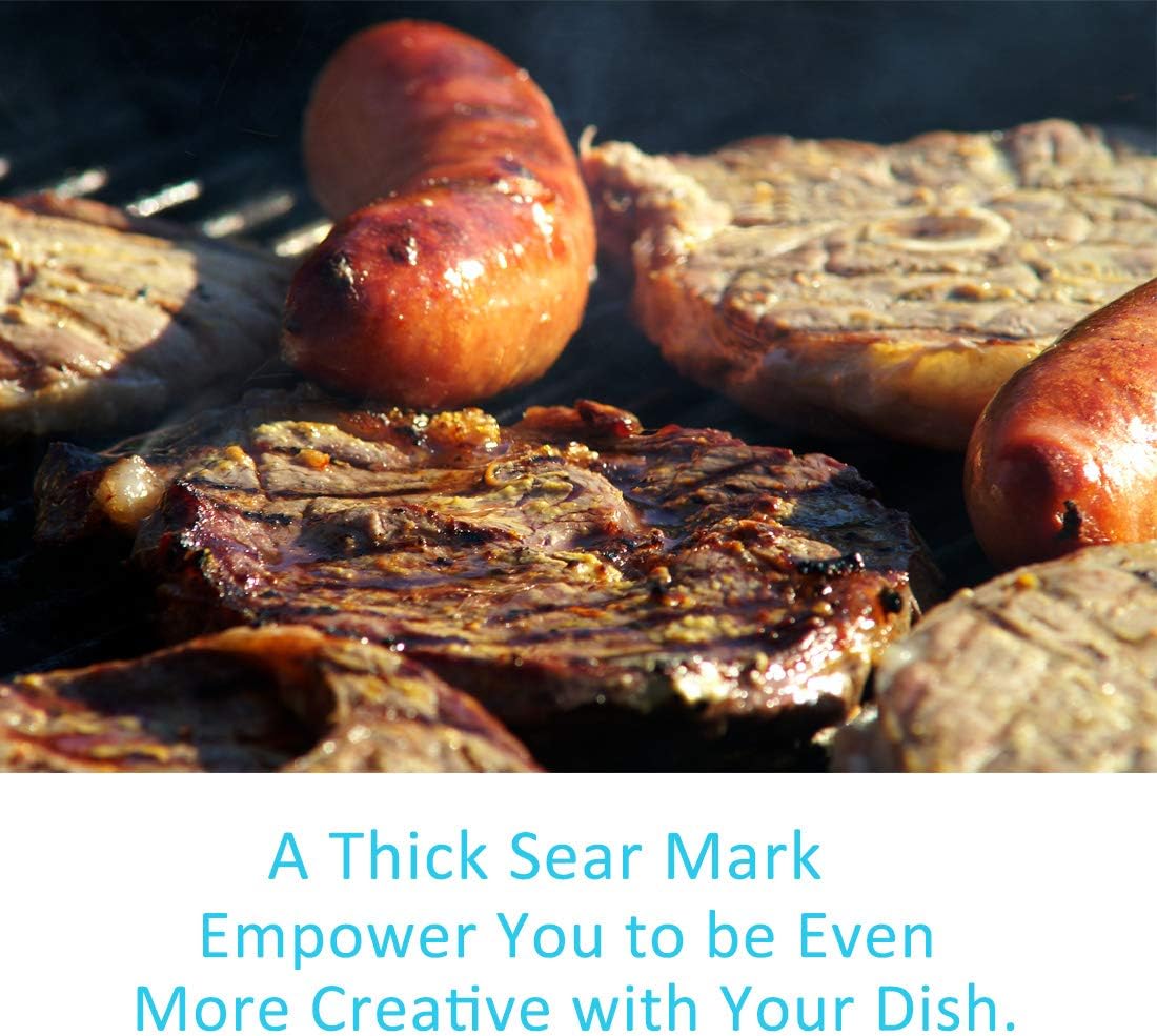 3-Pack Stainless Steel Half-Tube Design 18 5/8" x 10 7/24" Each Cooking Grid Replacement for Select Gas Grill Models by Kenmore, Master Forge, Members Mark and Others