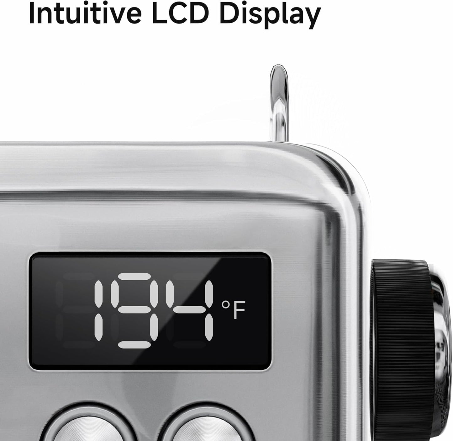 HIBREW H10A 58mm Espresso Machine, Compact Design with Stainless Steel Portafilter, Customizable Temp & Coffee Volume, Smart Display + 20Bar Pressure Gauge.