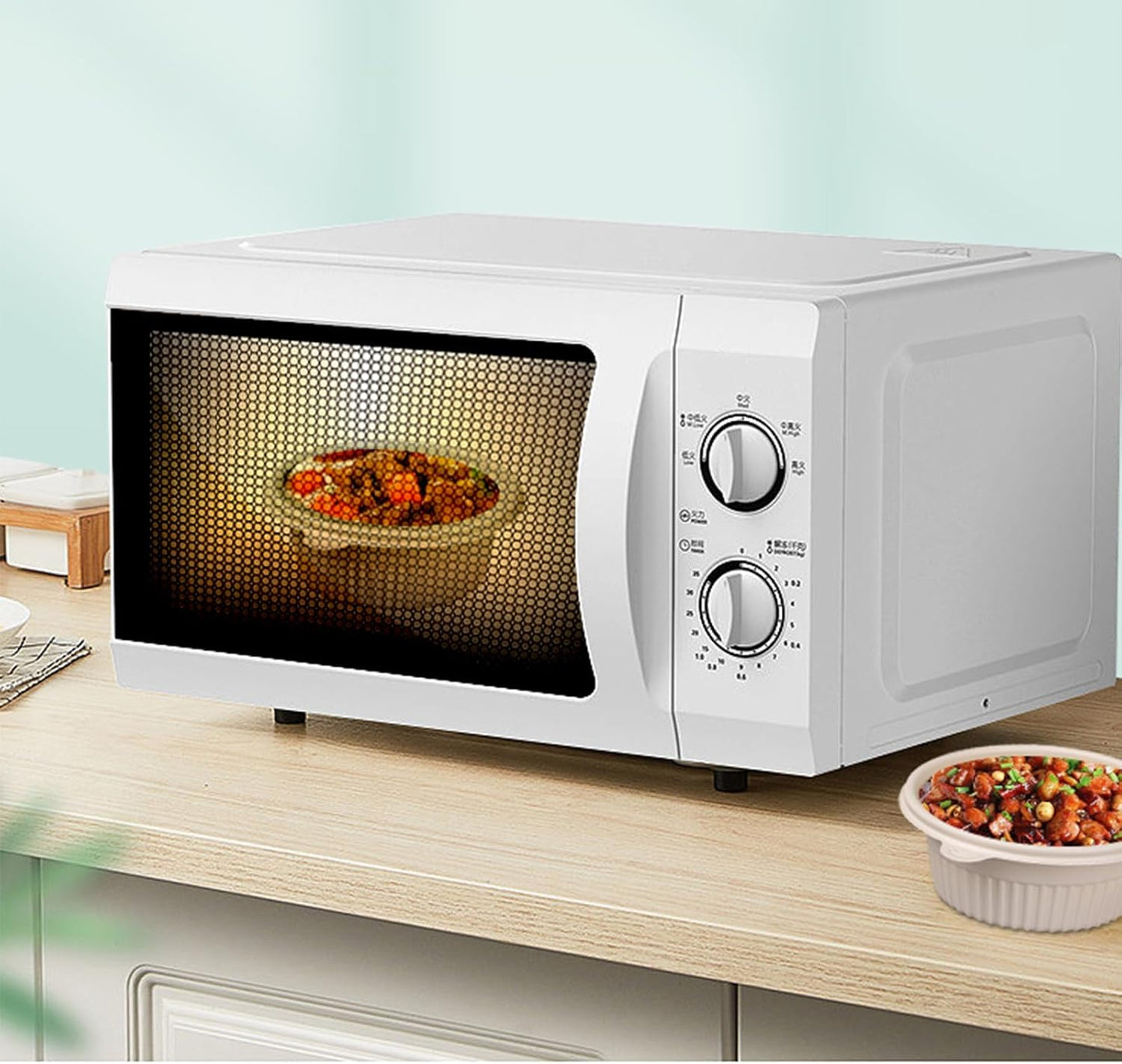 30 Pack 16 ounce Prep Meal Containers, Food Storage Boxes. Reusable Takeaway Containers， Stackable Bento Boxes. Microwave Refrigerators Are Safe.