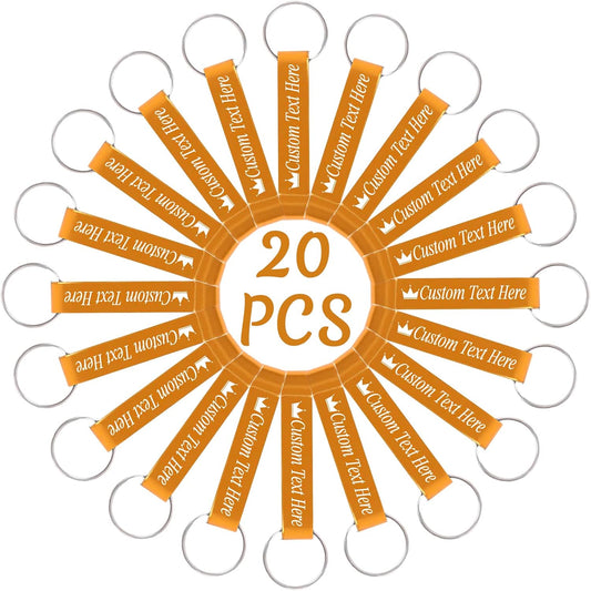 20PCS Personalized Bottle Opener Keychain Bulk Custom Beer Bottle Opener with Logo Text Engraved Wedding Bottle Opener Favors Customized Gifts for Guests Baby Shower Birthday Party-Gold