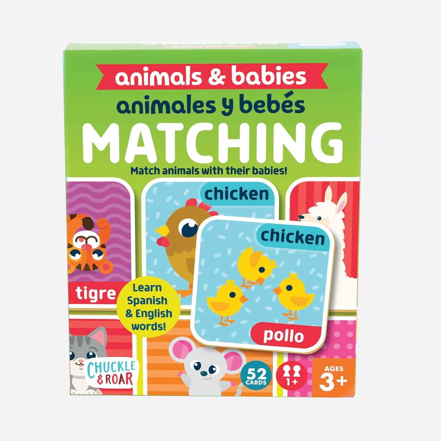 Chuckle & Roar Matching Game Animals & Babies Edition