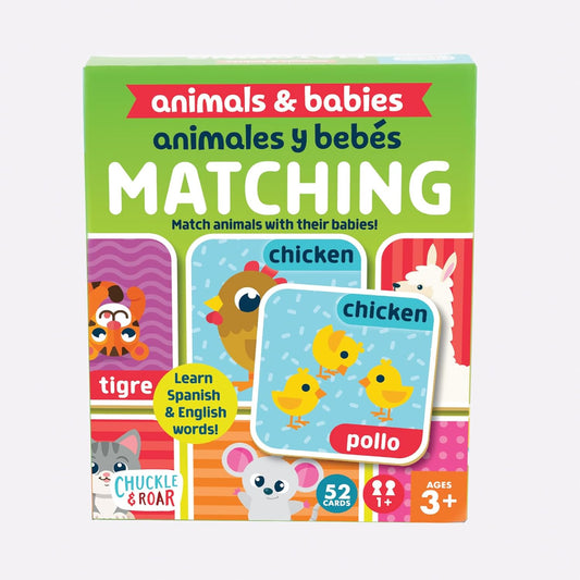 Chuckle & Roar Matching Game Animals & Babies Edition