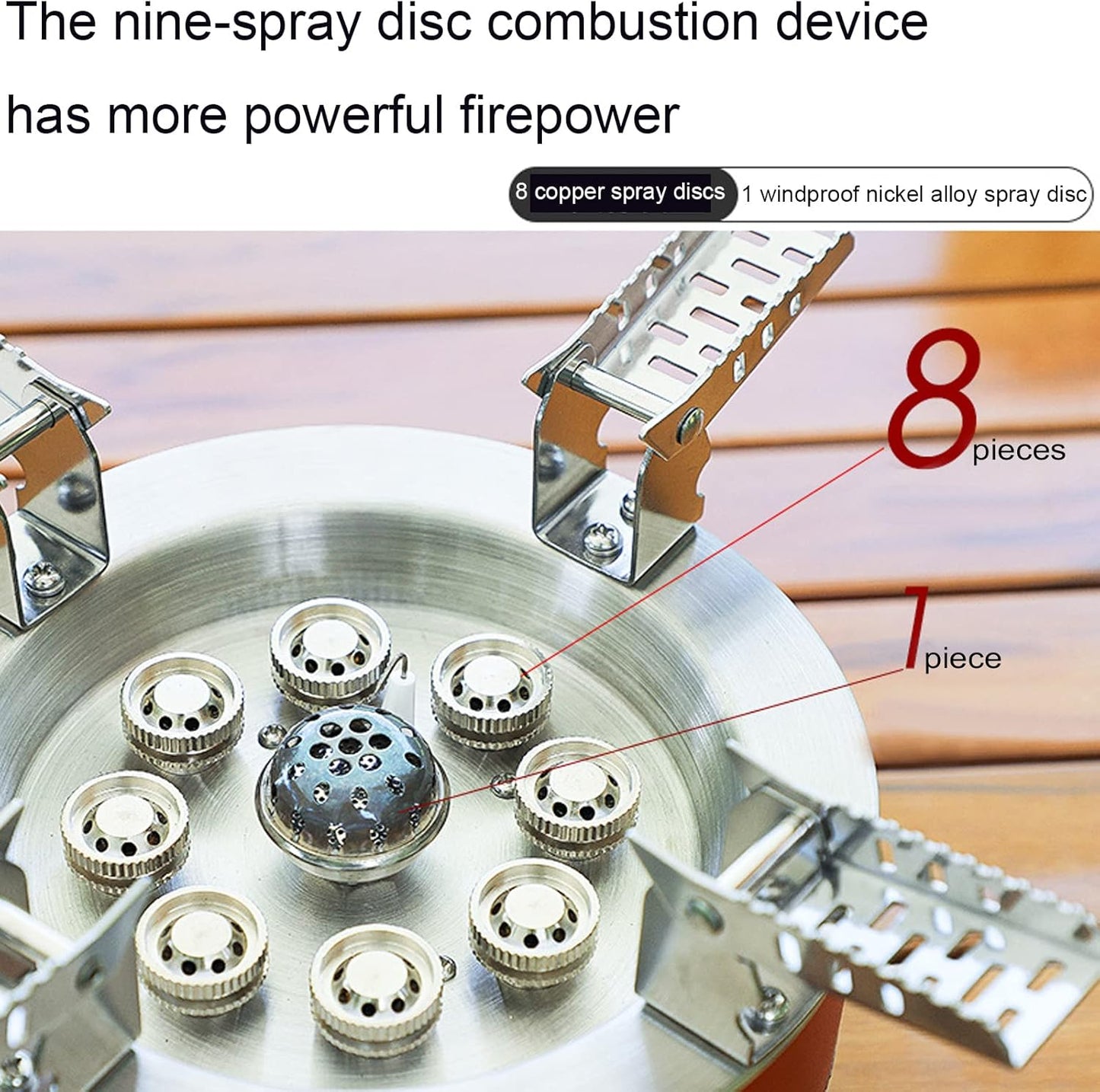 BULIN AirOka B18 Puls 23800W Alloy Portable Picnic Camping Stove Windproof Design Gas Cooking Burner with Piezo Ignition and Carrying Case Foldable Stove for Outdoor BackpackingHikingPicnicCar