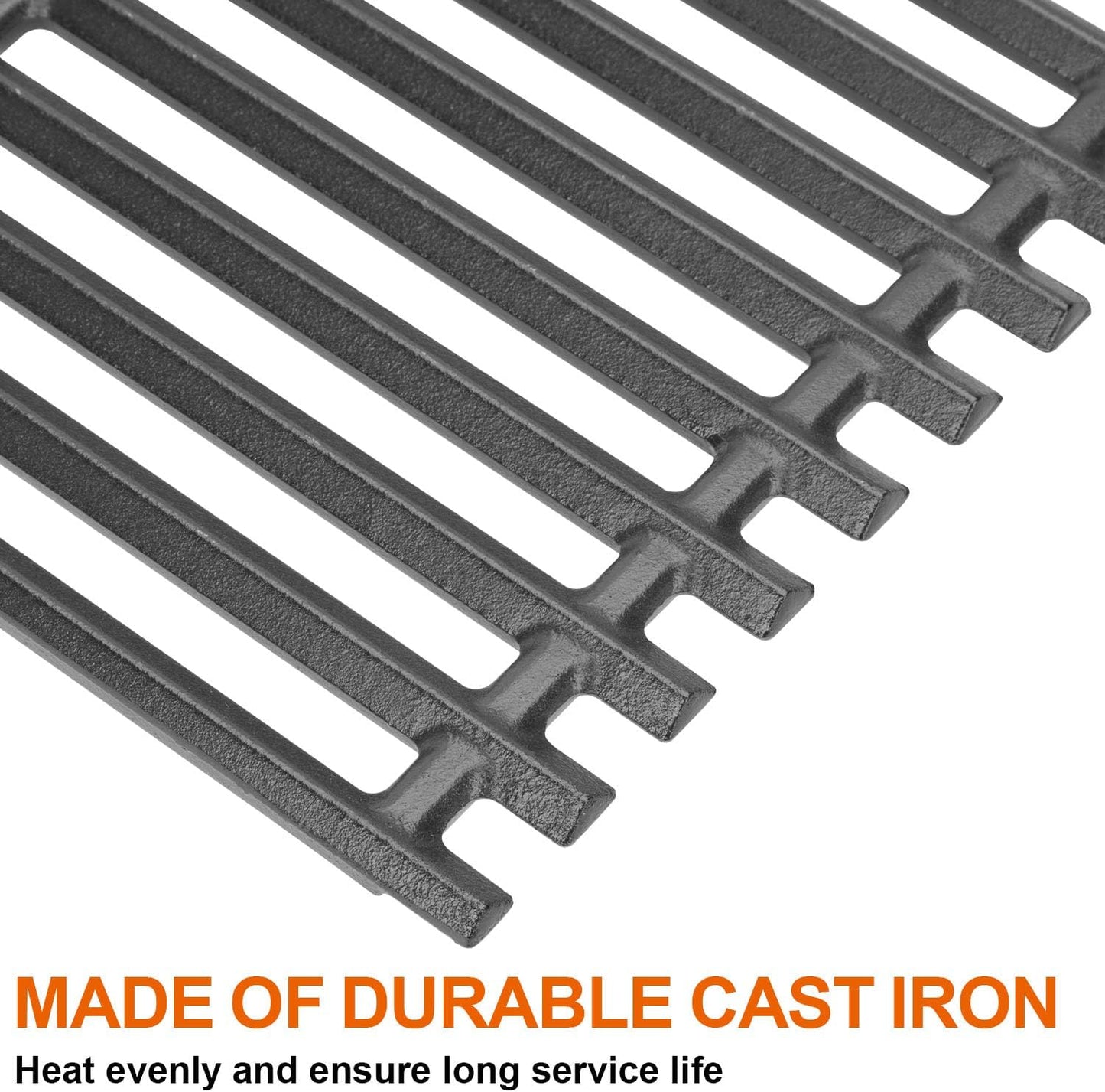 DELSbbq Grill Grates and Emitter Plates for Charbroil Commercial Infrared 4 Burner 463242715 463242716 463276016 466242715 466242716 466242815 466242816 463257520 463255020, G533-0009-W1 G533-2200-W1