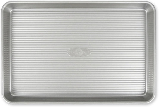 USA Pan Bakeware Nonstick Jelly Roll Baking Sheet Pan, Aluminized Steel (Pack of 6)