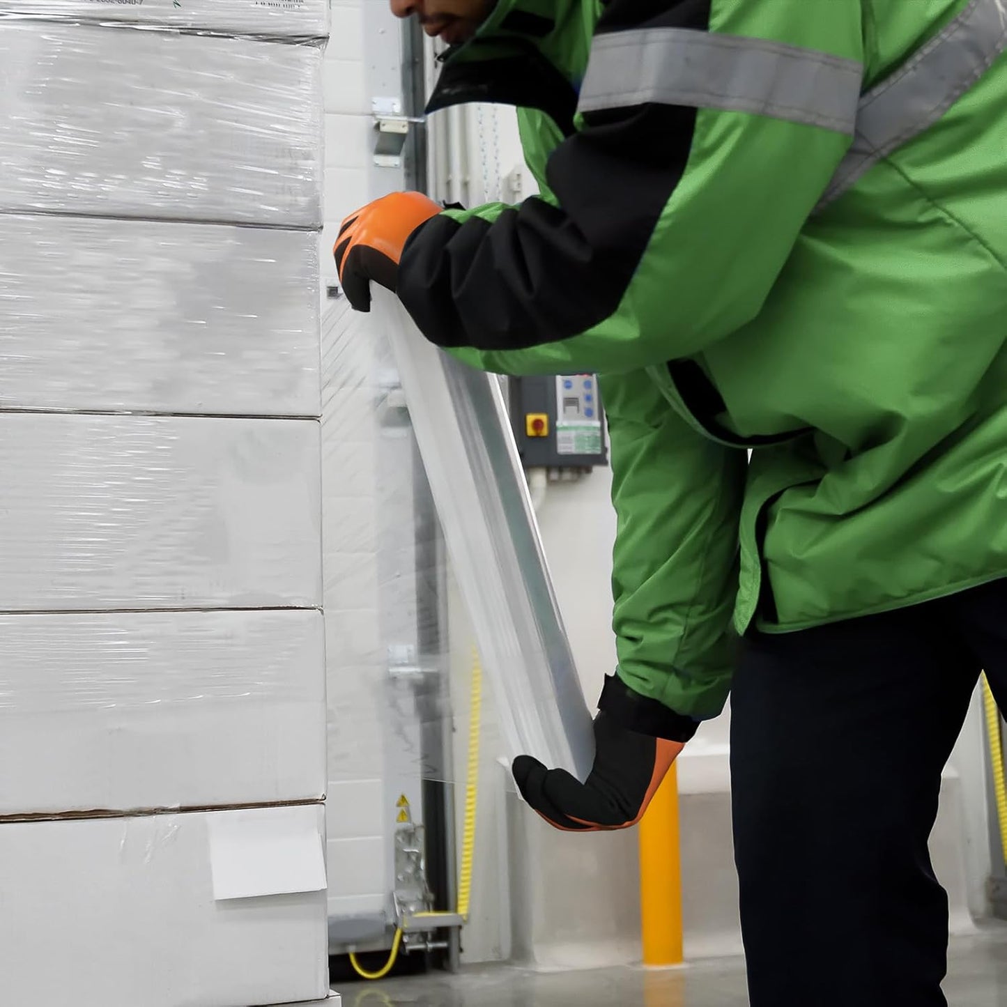 Kebada T1 3 Pairs Waterproof Winter Work Gloves for Men and Women, Warm Work Gloves for Cold Weather, Thermal Insulated Freezer Gloves, 100% Latex Coating & Super Grip, Unisex, XX-Large