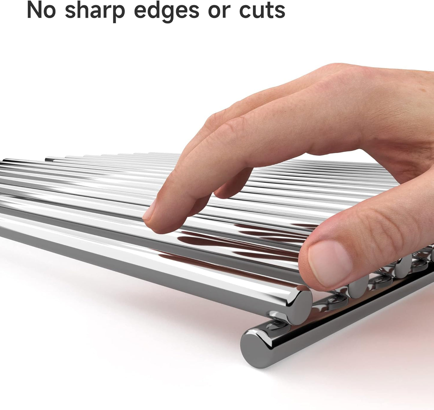 19.5/17.5/17" Grill Cooking Grates Replacement for Weber Genesis 300 Series, Genesis E310 E320 S310 S320 Replacement Parts for Weber 7528/7524, 304 Stainless Steel Grids, Set of 2, 19.5 Inch