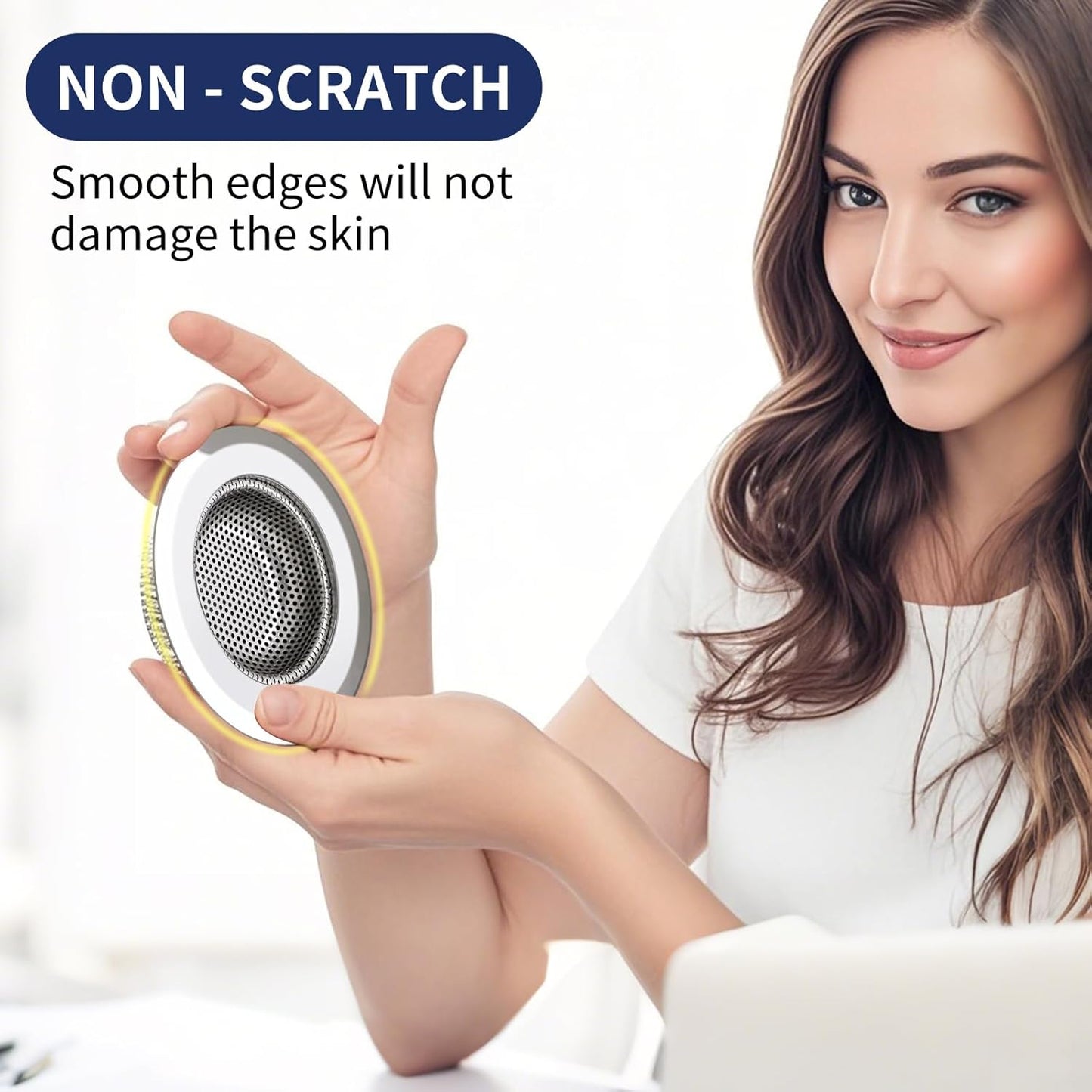 BATHRINS Kitchen Sink Drain Strainer Combination 100 Pieces of Sink Strainer Net Bags - Double Layered Design Makes It Easy for You to Clean The Sink Without Any Blockages