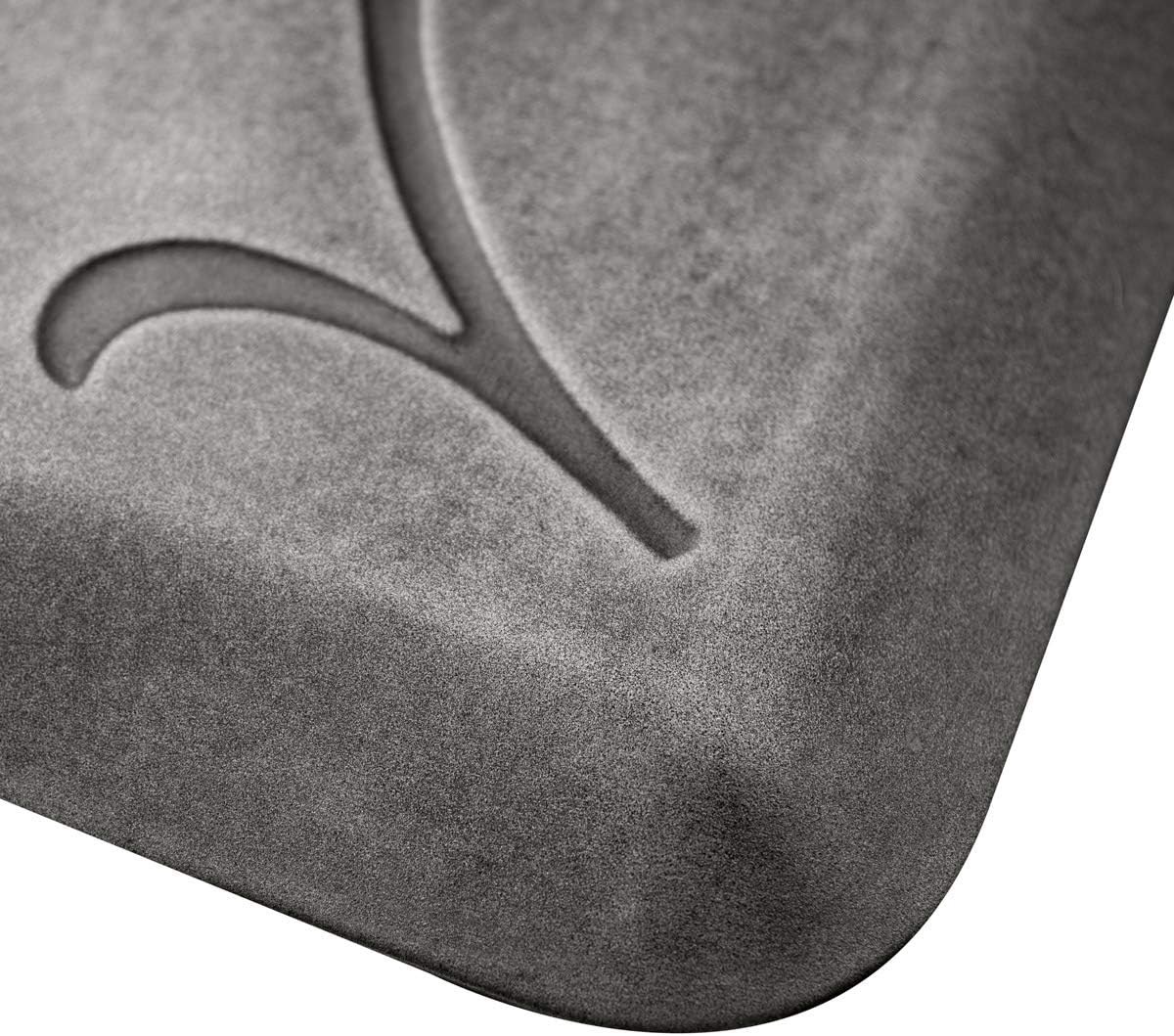 WellnessMats Bella Collection Anti-Fatigue Floor Mat, Polyurethane – Ergonomic Support Pad for Home, Kitchen, Garage, Office Standing Desk – Water Resistant - Made in USA