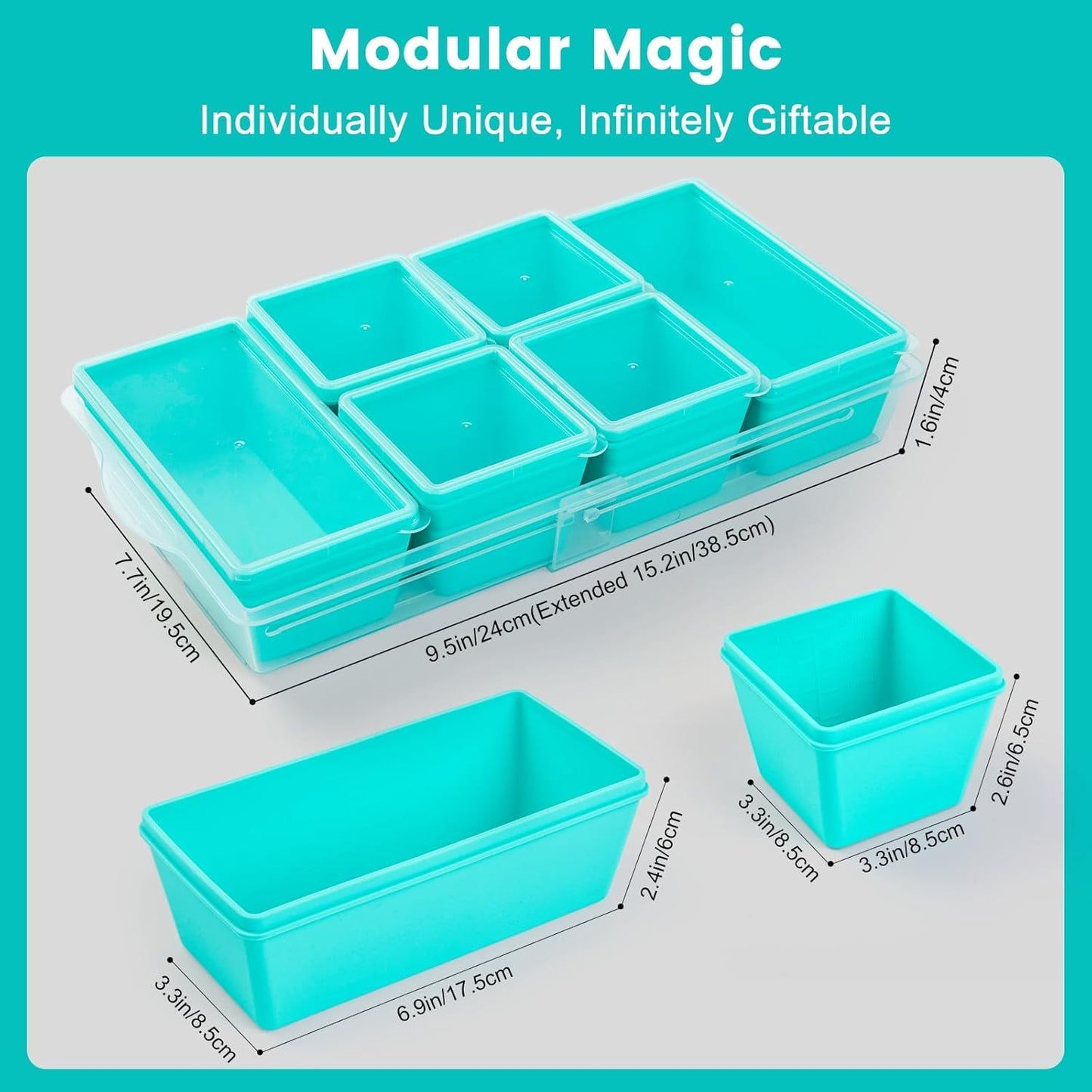 Gemice BPA-Free Silicone Freezer Molds with Base, Individual 6-Pack 1-Cup & 2-Cup Portion Soup Cubes Freezer Tray with Lids for Food Storage, Dishwasher Safe, Silicone Freezer Containers for Meal Prep