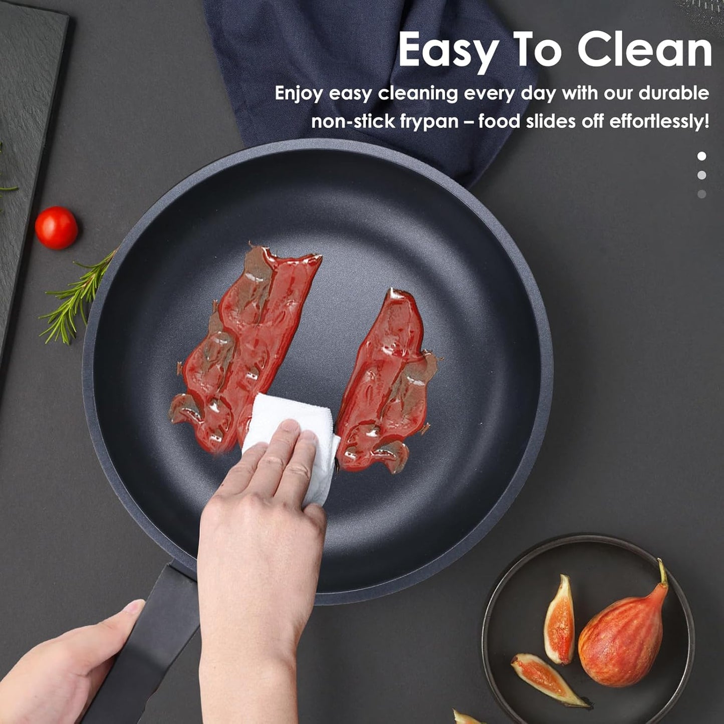 Nonstick Frying Pan Skillet,12 Inch Frying Pan Skillet,Egg pans,Omelette Pan,PFOA Free,Kitchen Pots Induction Pot