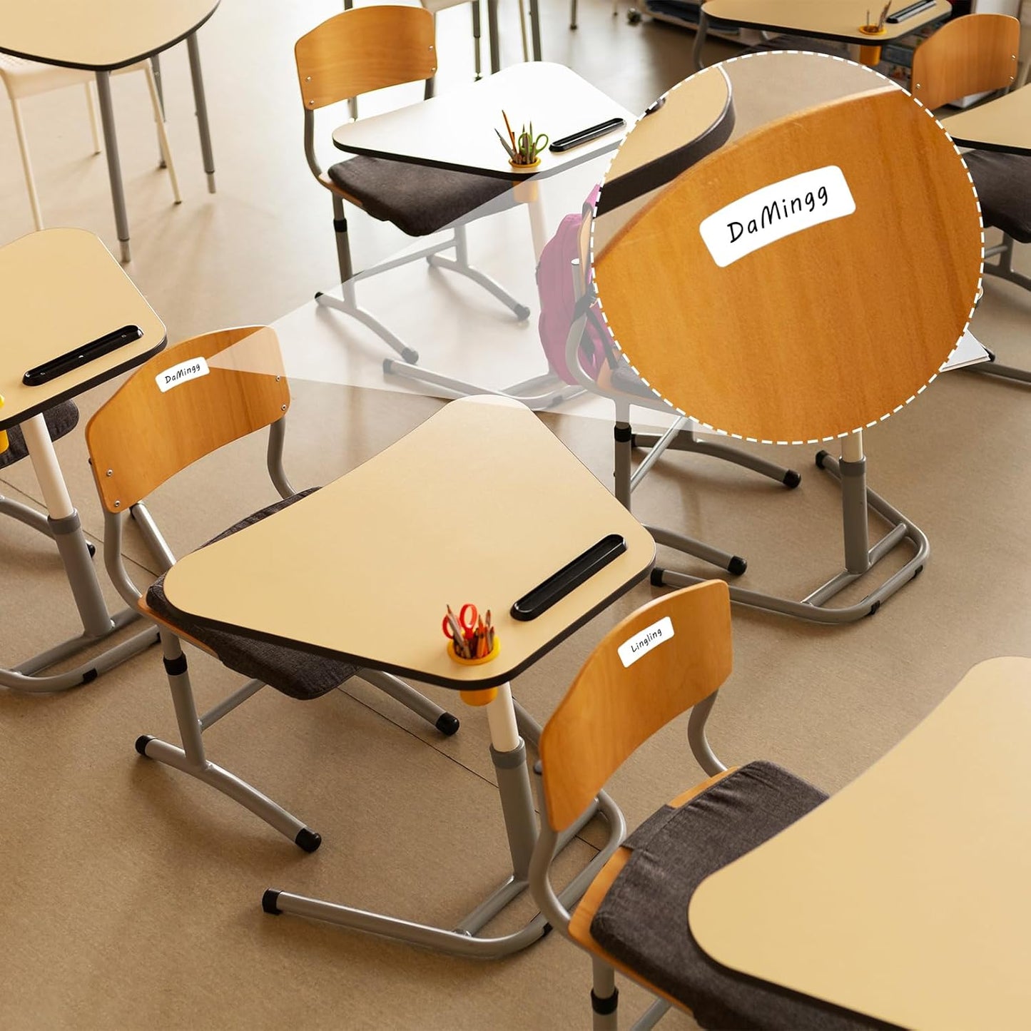 1680 Pcs Rectangle Labels 0.5" x 1.5" White Writable Name Label Stickers Blank Paper Stickers Self-Adhesive File Folder Labels for Document Bottle Cup School Office Classification