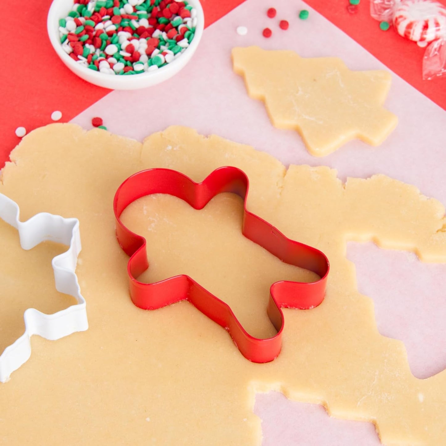 Cookie Cutter Kingdom, Christmas Cookie Cutters, Cookie Cutters Shape, Mold for Cakes Biscuits and Sandwiches (Christmas Gingerbread)