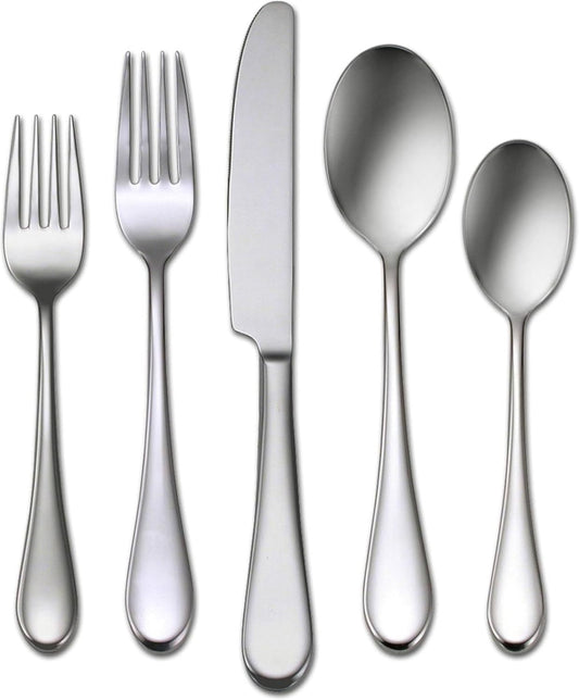 Oneida Icarus 45-Piece Flatware Set, Service for 8, Silver