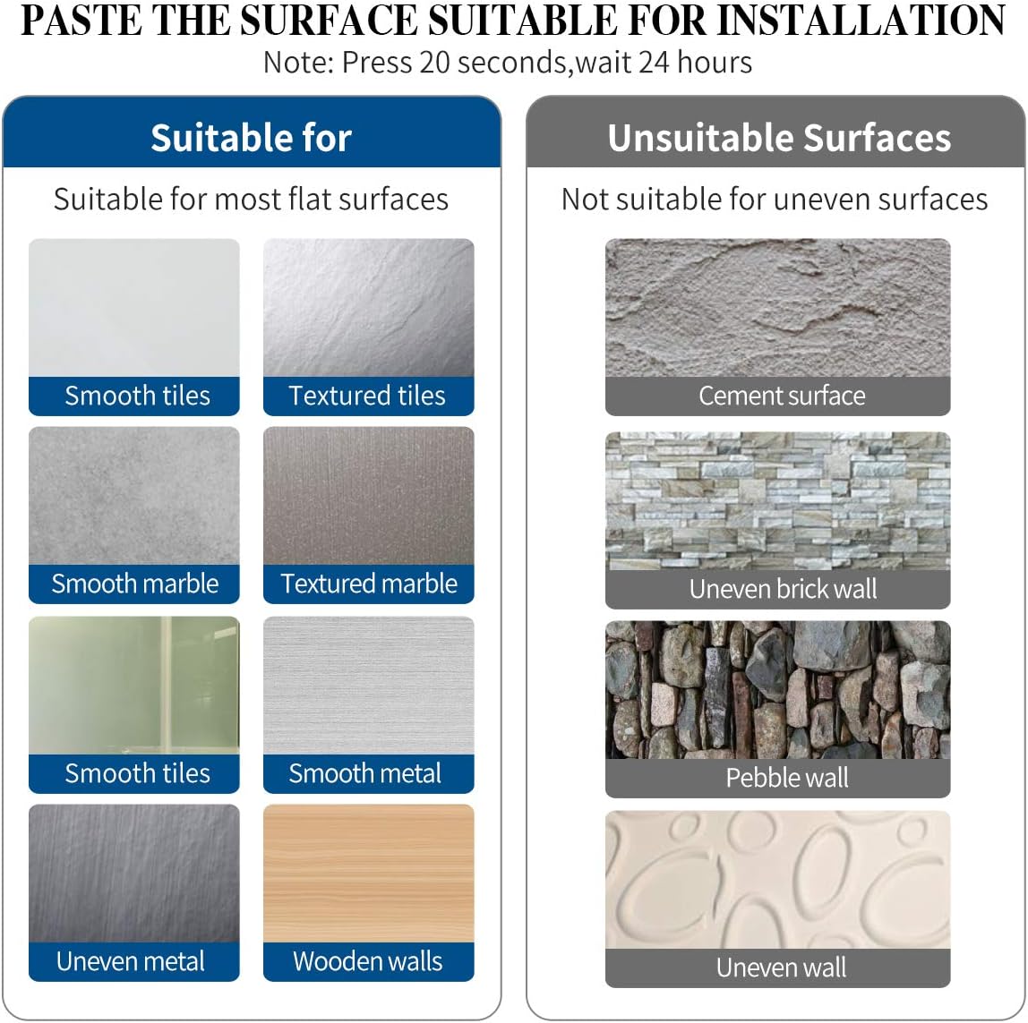 theaoo Rose Gold Paper Towel Holder - Under Cabinet Paper Towel Holder for Kitchen, Adhesive Paper Towel Roll Rack for Bathroom Towel, Wall Mounted Paper Towel Rack, SUS304 Stainless Steel