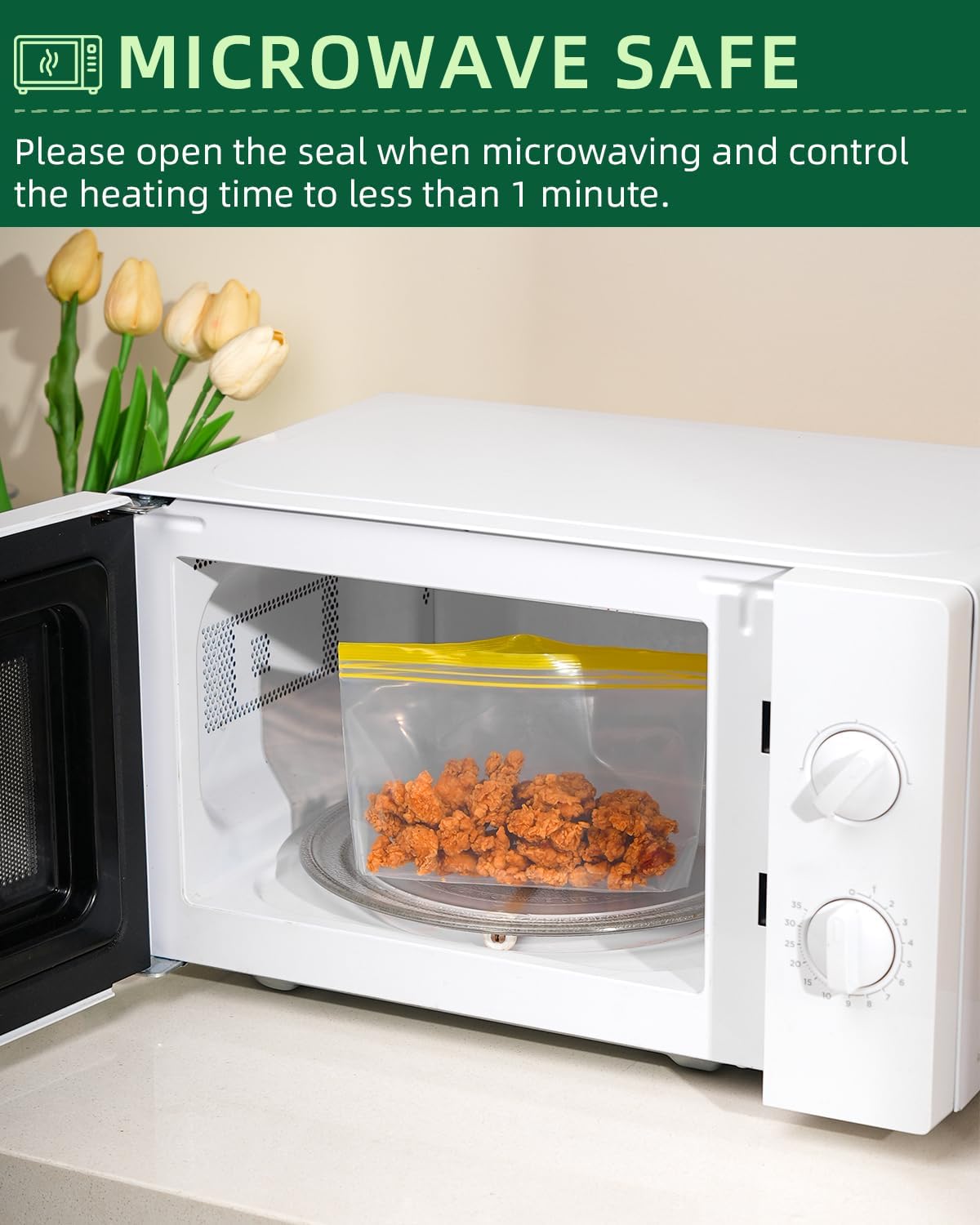 Lerine 20 Pack Reusable Freezer Bags Dishwasher Microwave Safe, Stand Up Silicone and BPA Free Reusable Sandwich Bags, Leakproof Food Storage Bags for Meal Prep - 8 Gallon 7 Sandwich 5 Snack