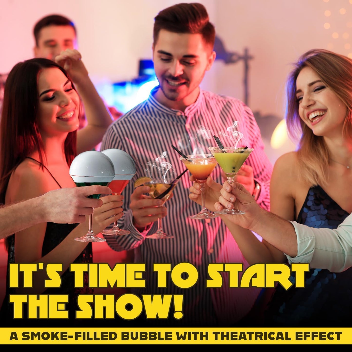 Cocktail Smoker Bubble Mixture for Smoke Infuser - 8oz, Smoker Machine and Wood Smoke Infuser Accessory - Cold Smoke for Drinks - made in USA