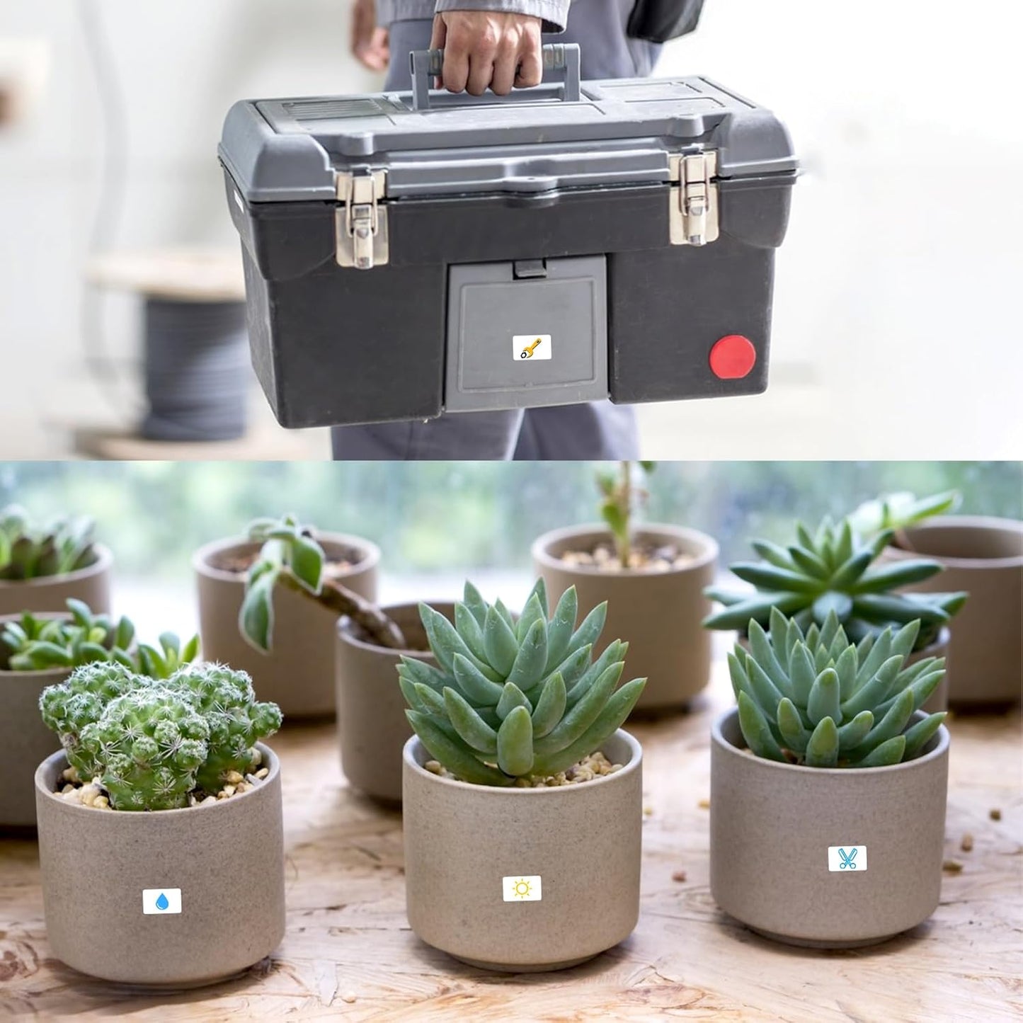 Sliverdew White Labels Stickers, 3300 Pack Small 0.5" x 0.75", Removable Blank Labels for School, Office, Kitchen, 110 Labels per Sheet, Paper, Rectangular, 3300pcs